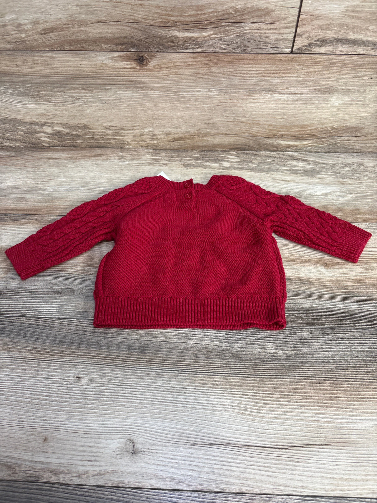 NEW Baby Gap Cable Knit Sweater Red sz 3-6m - Me n Mommy To Be