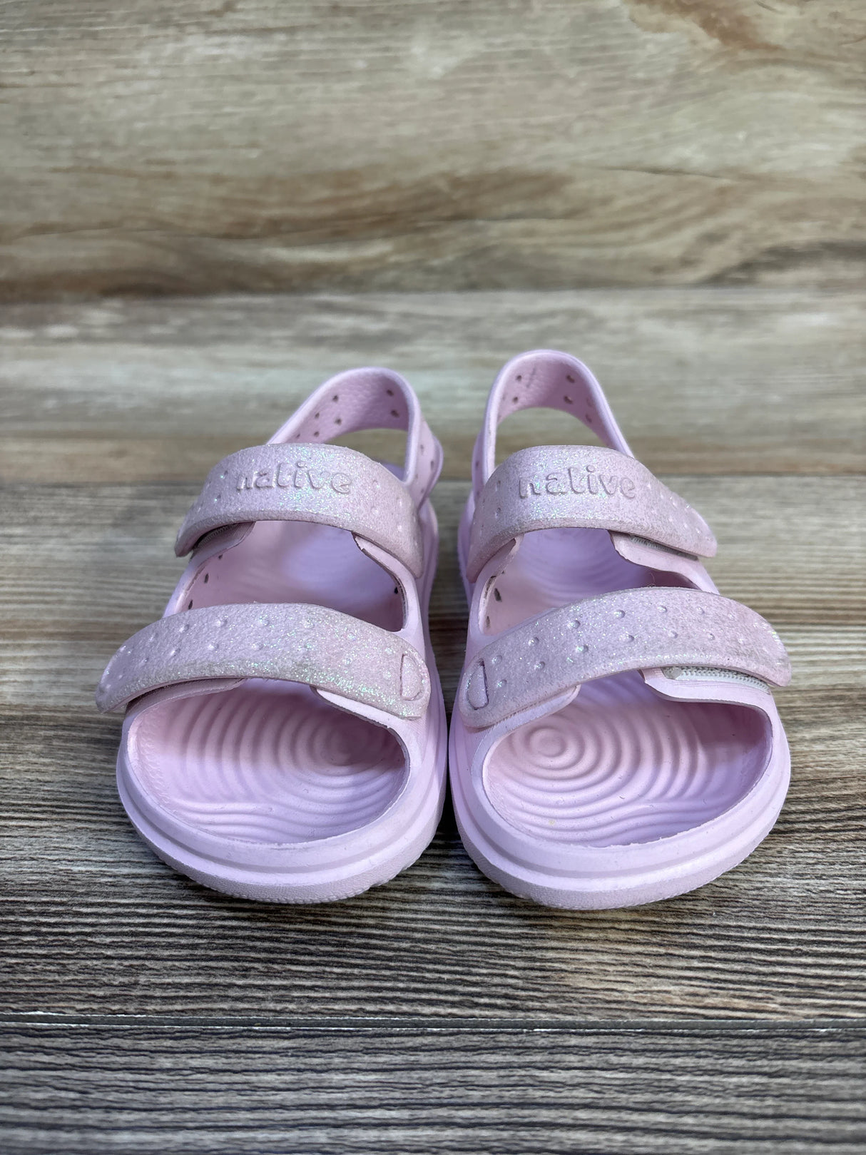 Native Chase Bio-Bling Sandals Pink sz 6c
