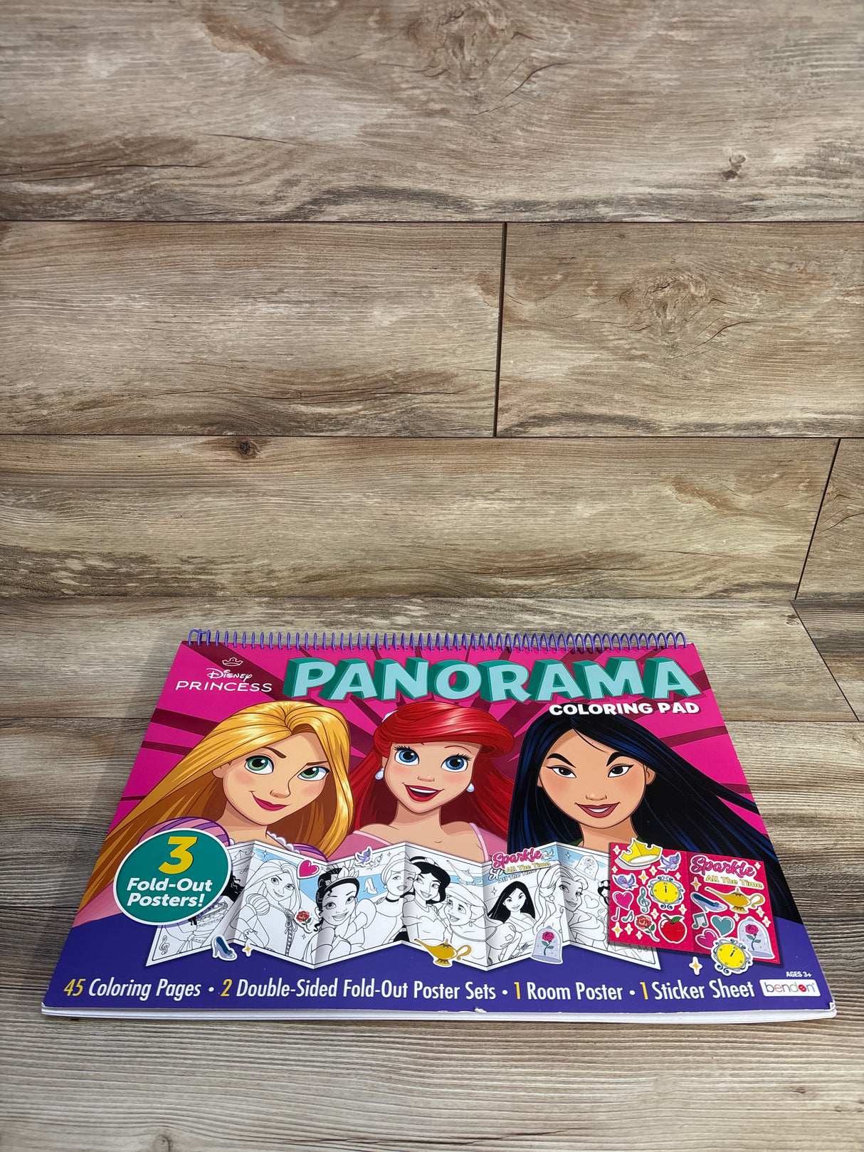 NEW Disney Princess Panorama Coloring Pad