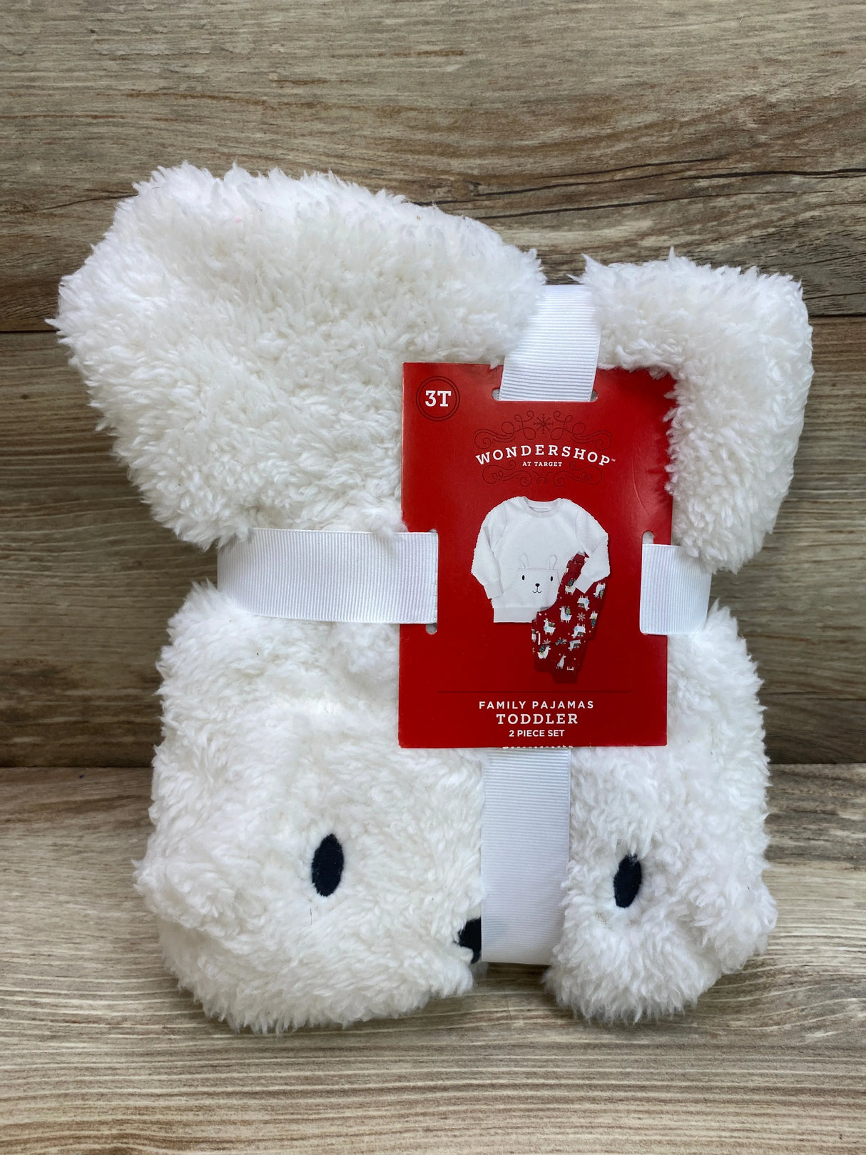 NEW Wondershop 2Pc Fleece Llama Pajamas White Sz 3T - Me n Mommy To Be