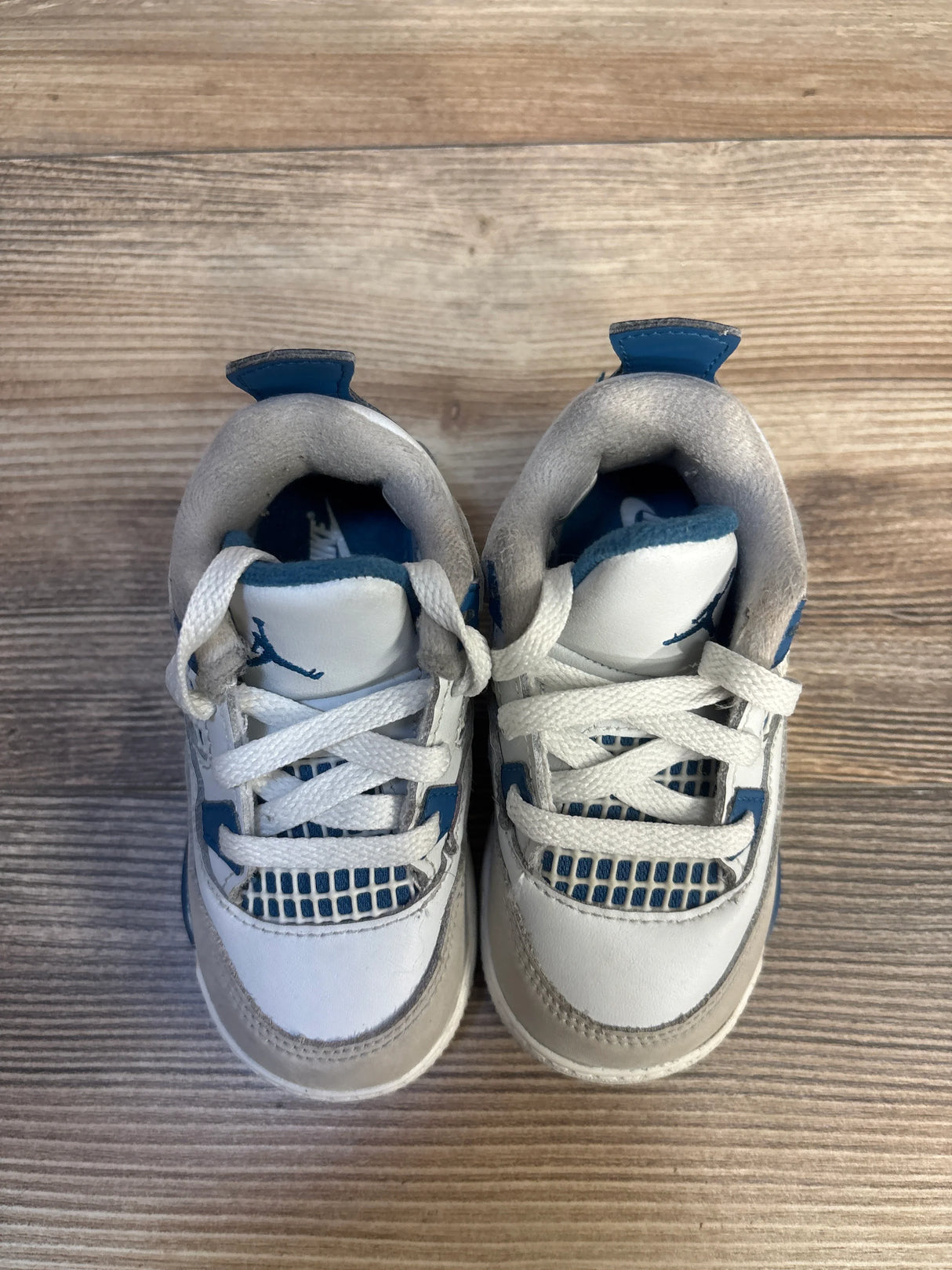 4 Air Jordan 4 Retro TD 'Military Blue' Sneakers sz 6c