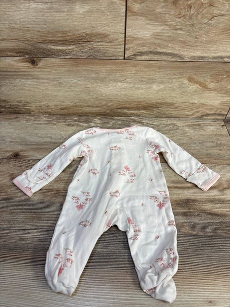 Carter's Sheep Print Sleeper White sz 3m - Me n Mommy To Be