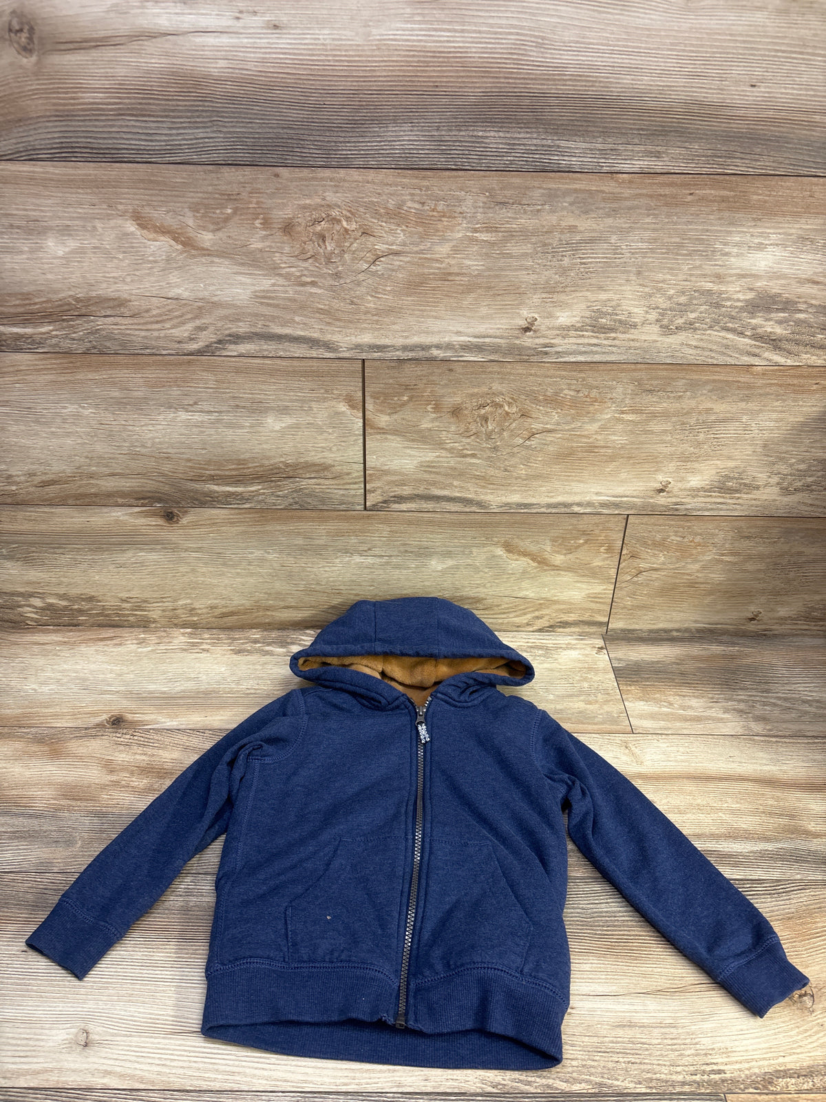 Carter's Fur Lined Full Zip Jacket Navy sz 5T