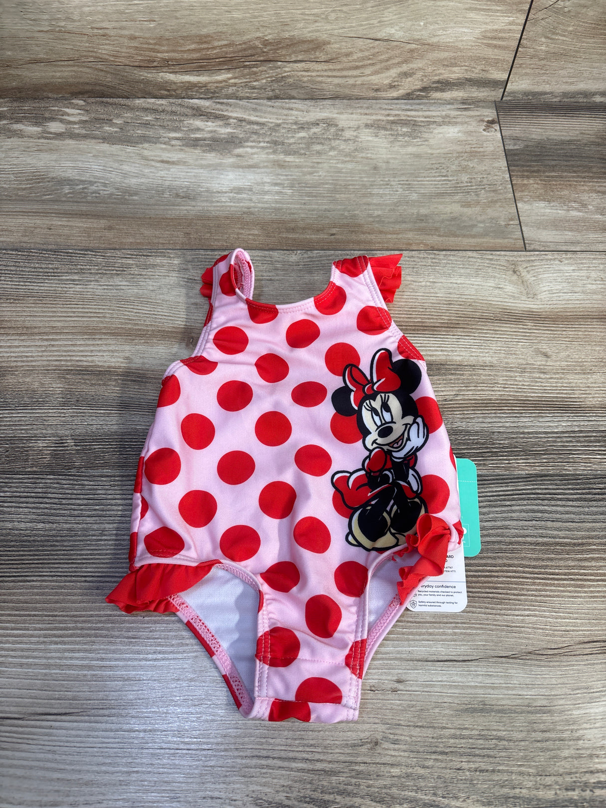 NEW Disney Baby Minnie Mouse 1pc Swimsuit Pink sz 3m