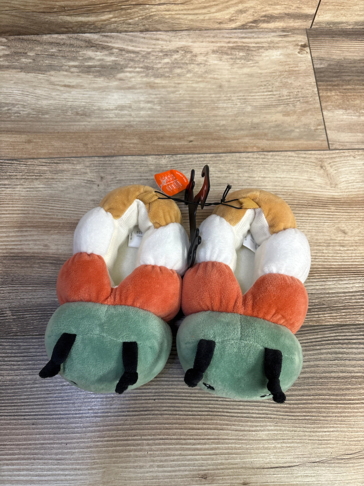 NEW Wonder Nation Caterpillar Insect Slippers Green sz 5c