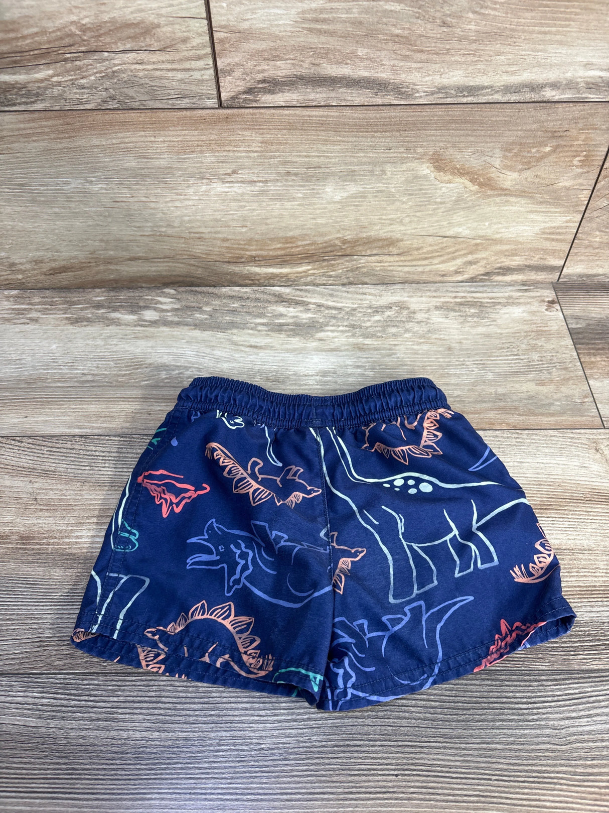 Carter's Dinosaur Print Swim Trunks Blue sz 3T