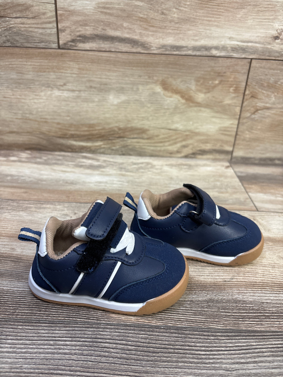 Josmo Hook-and-Loop Sneakers Navy sz 5c