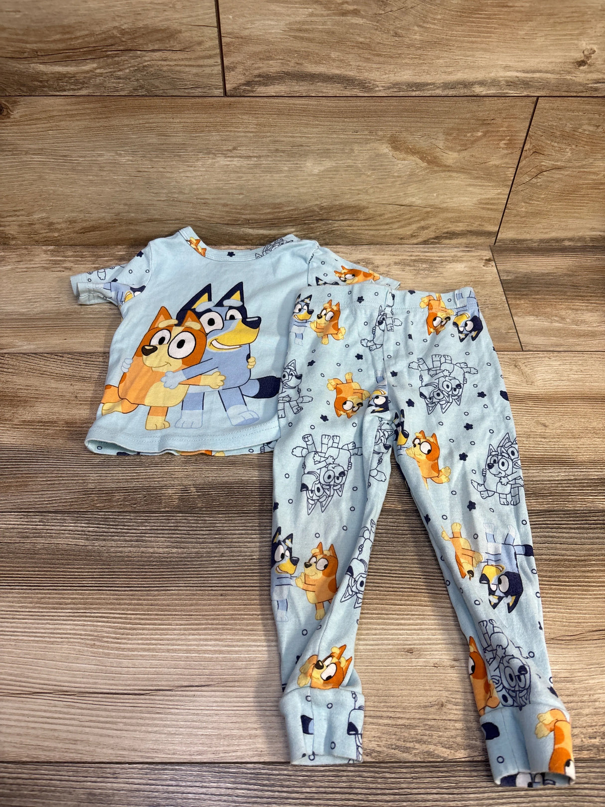 Bluey 2pc Pajama Set Blue sz 3T