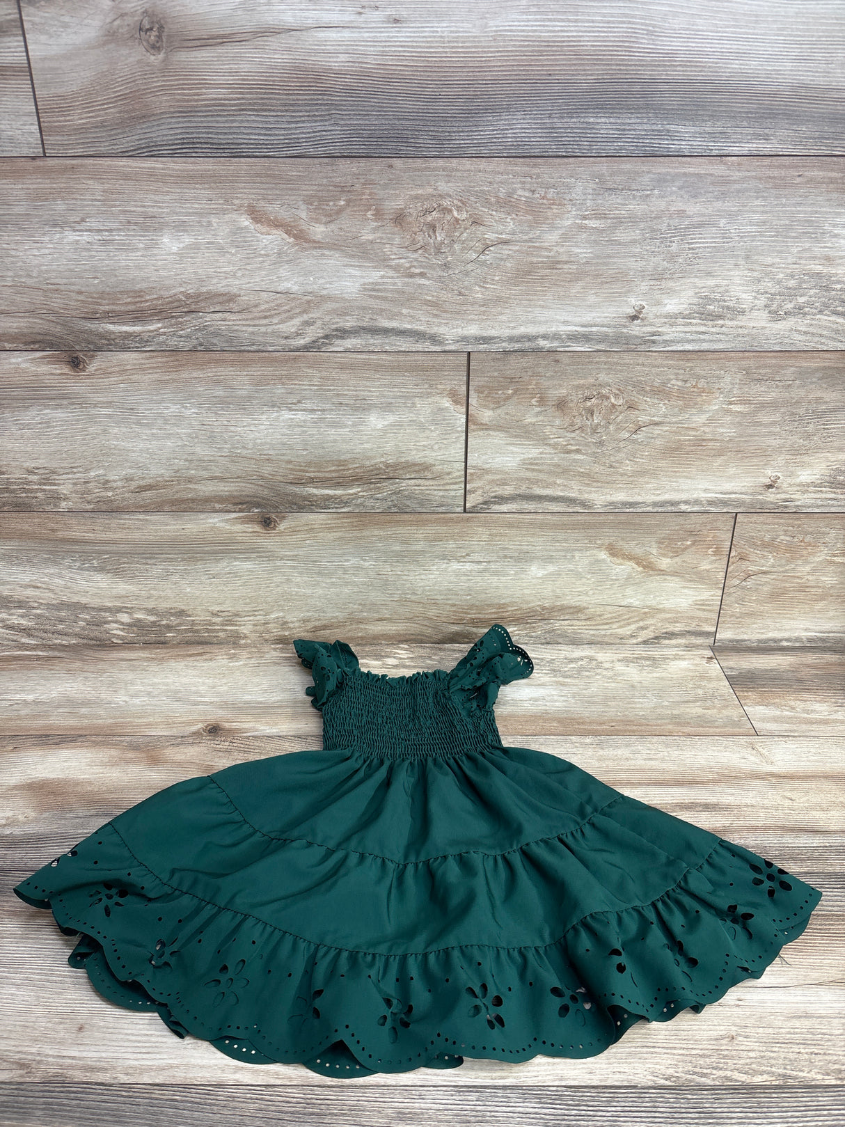 Tiered Dress Emerald Green sz 2T