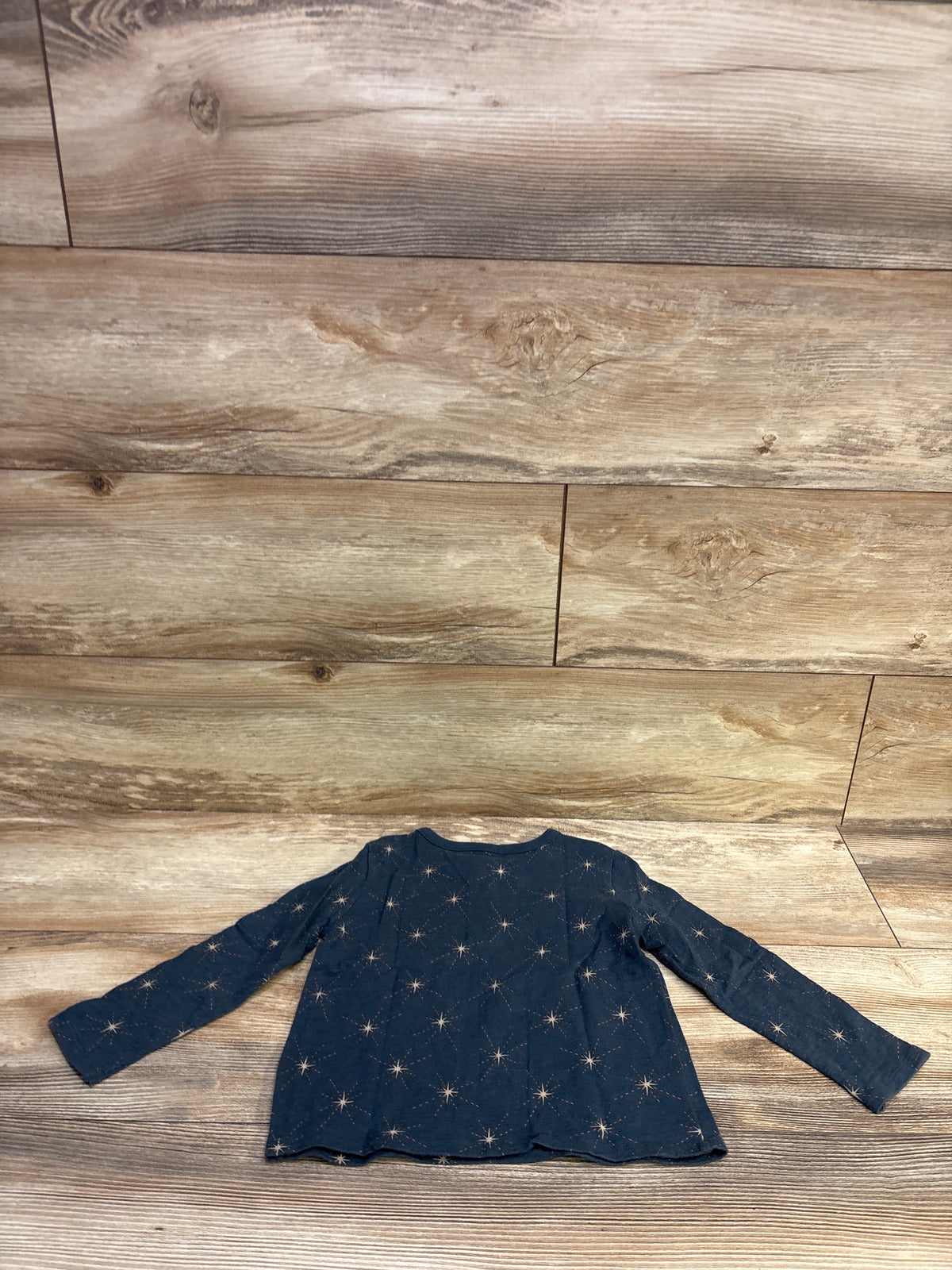 Little Co. Long Sleeve Henley Shirt Blue sz 3T