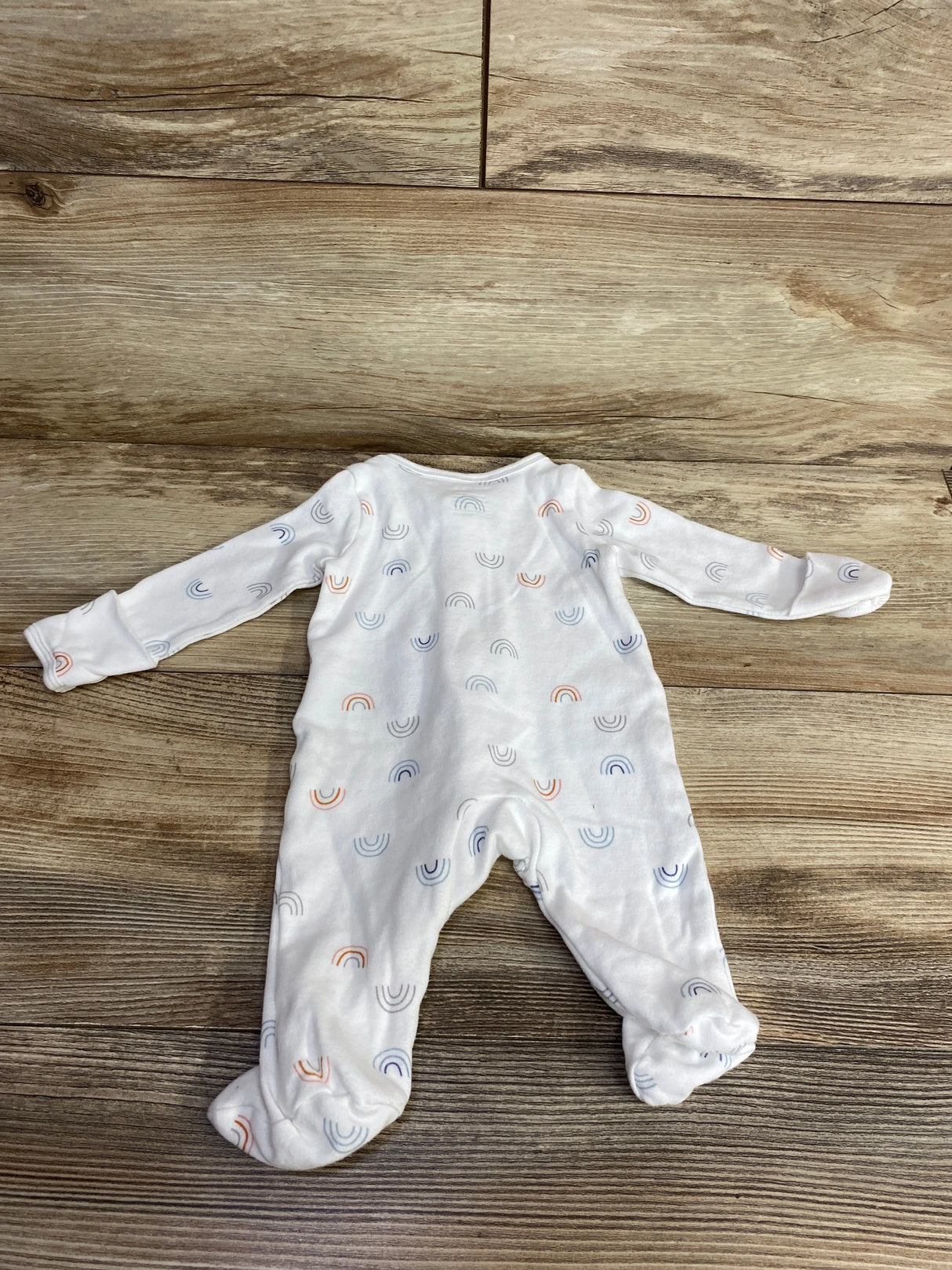 Simple Joys Rainbow Sleeper White sz Newborn