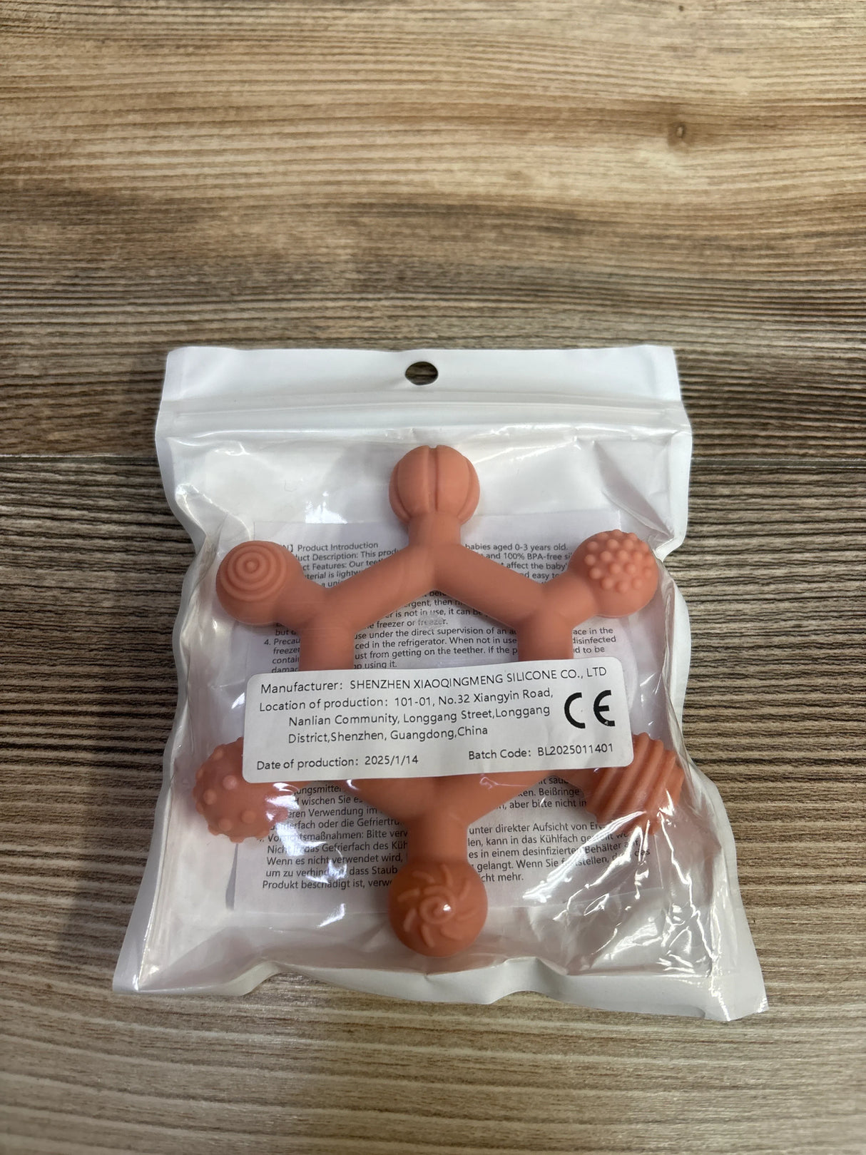 NEW Shenzhen Hexagon Teether Pink