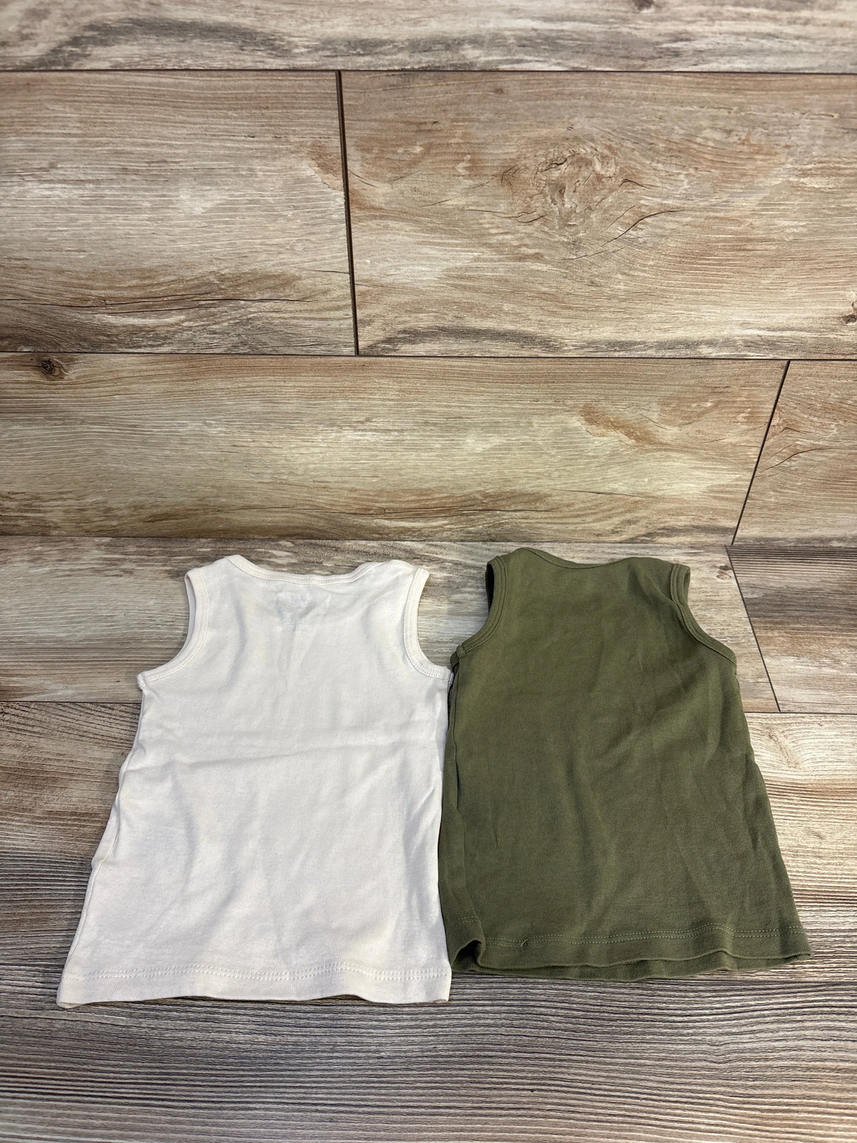 H&M 2pk Tank Tops Olive sz 2T