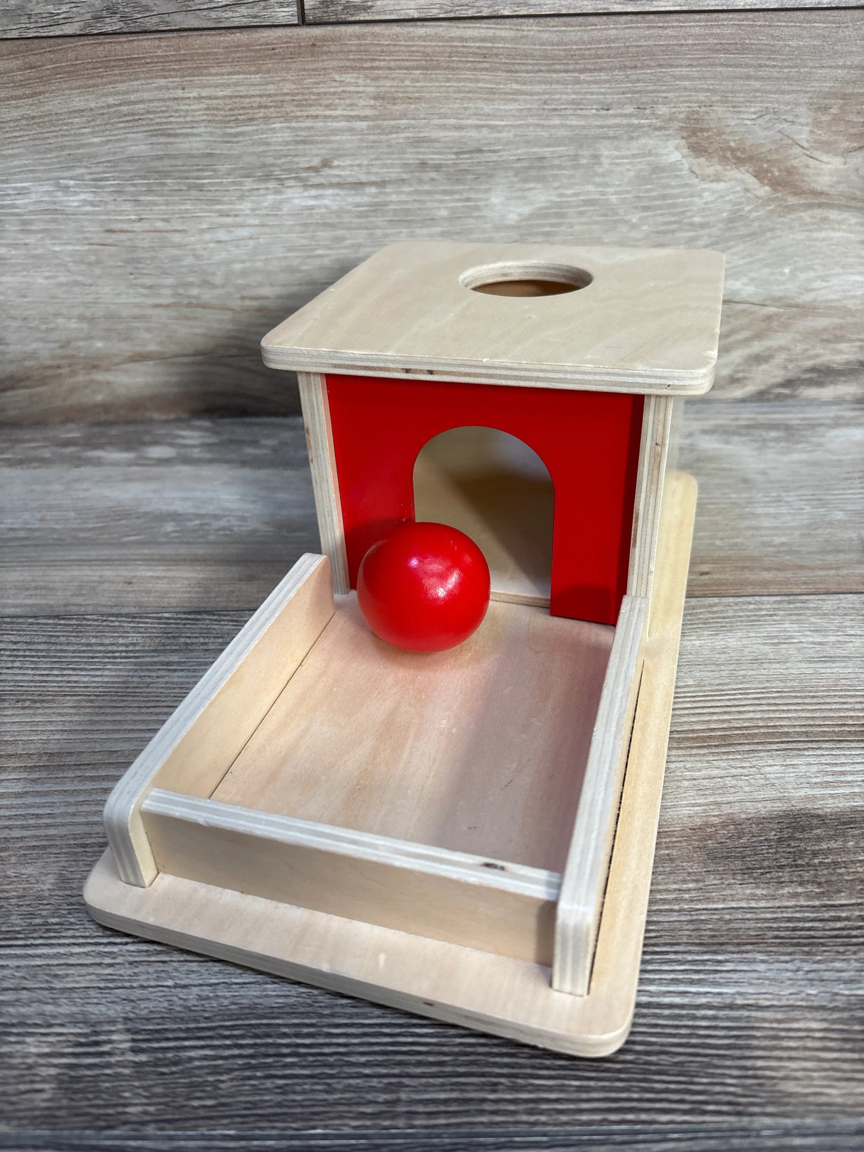 Dualoai Wooden Ball Drop Box