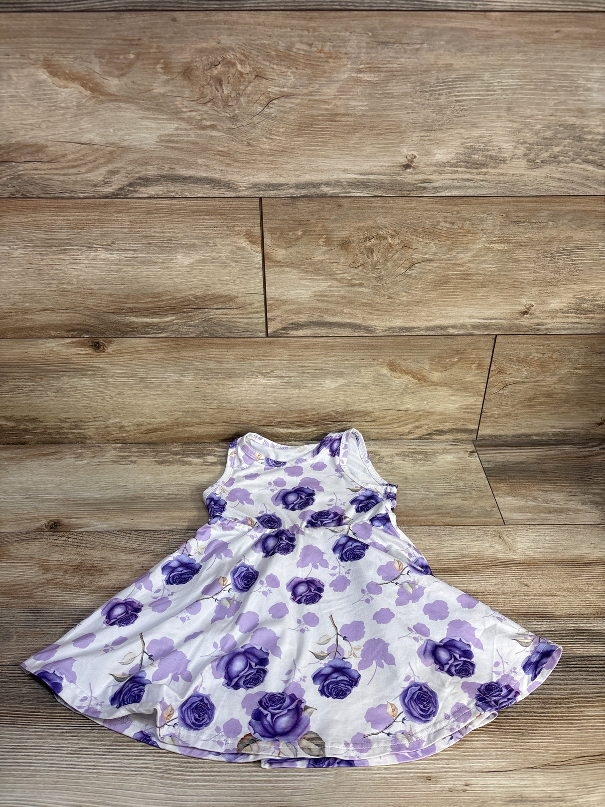 Floral Sleeveless Dress White sz 18-24m