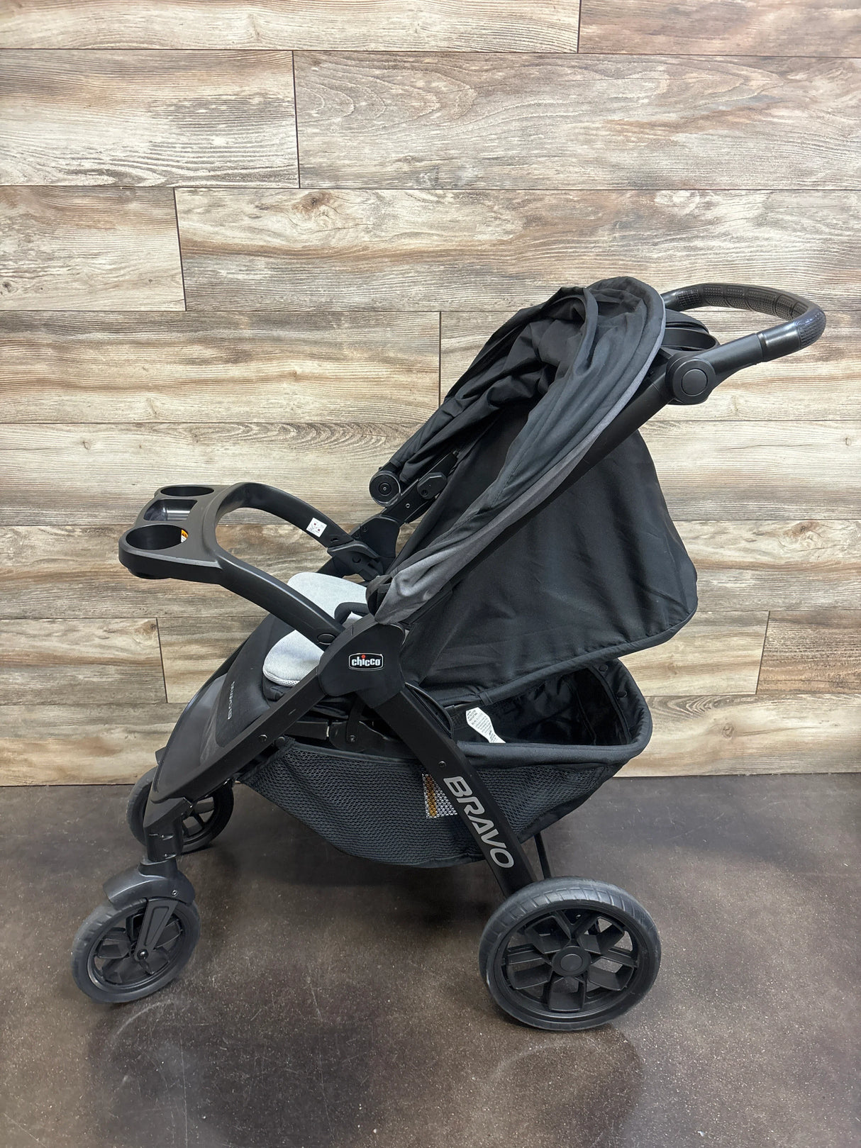 Bravo LE ClearTex Quick-Fold Stroller in Pewter