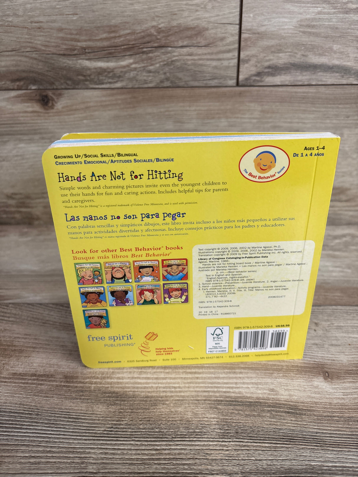 Hands Are Not for Hitting / Las Manos No Son Para Pegar Board Book