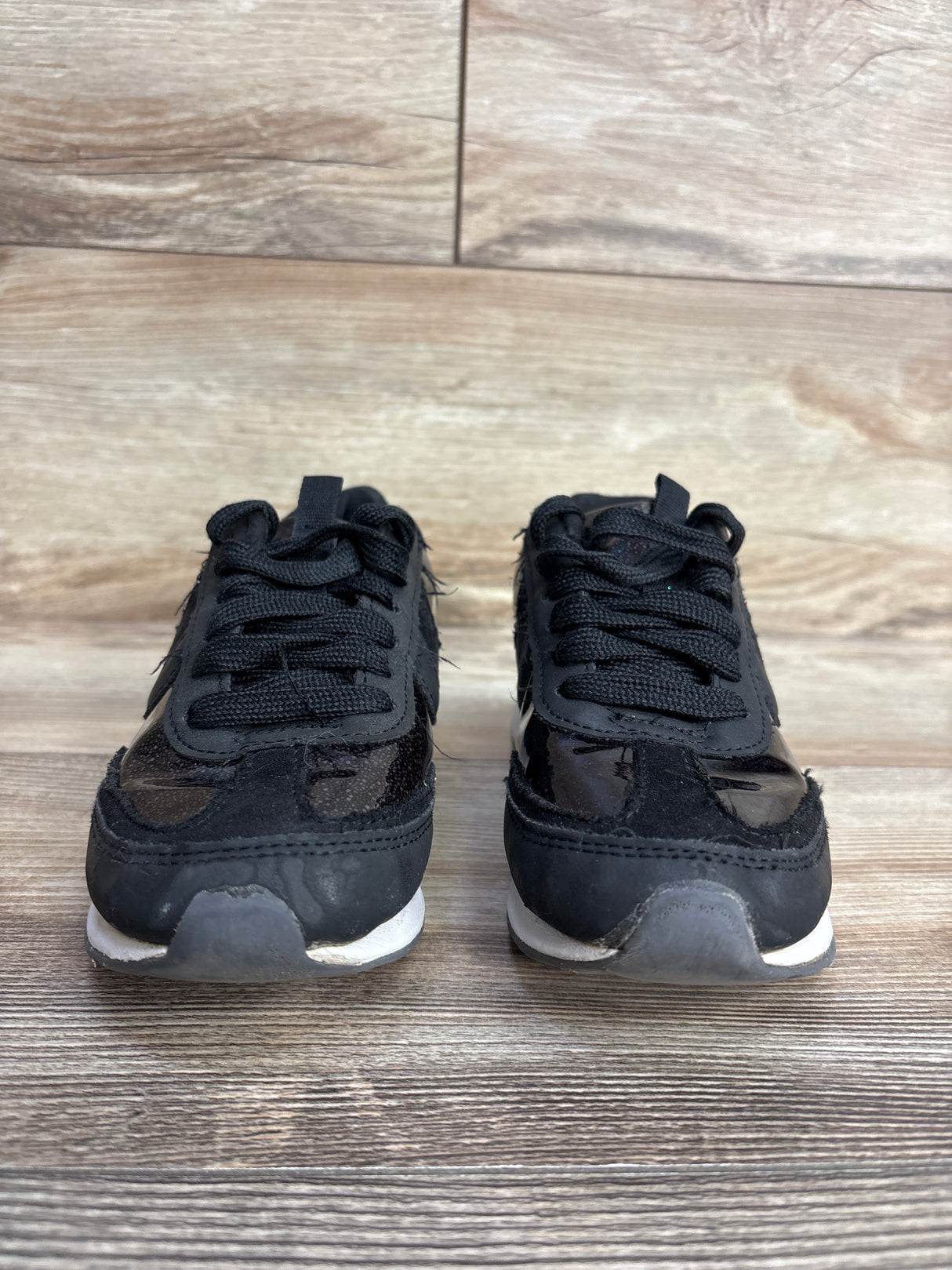 Cat & Jack Ellison Lace-Up Sneakers Black sz 13c