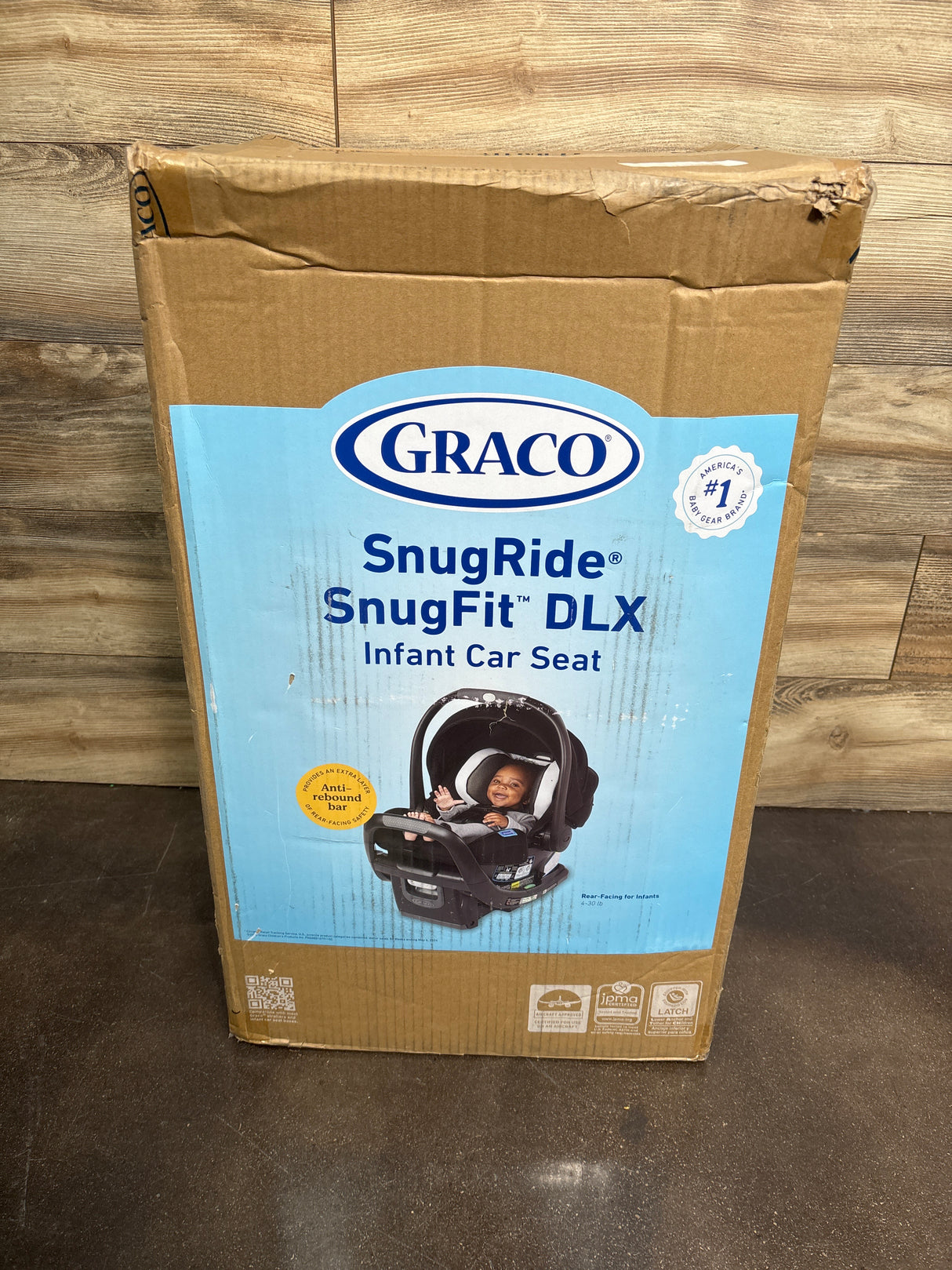 NEW Graco SnugRide SnugFit 35 DLX Infant Car Seat 4-30lbs