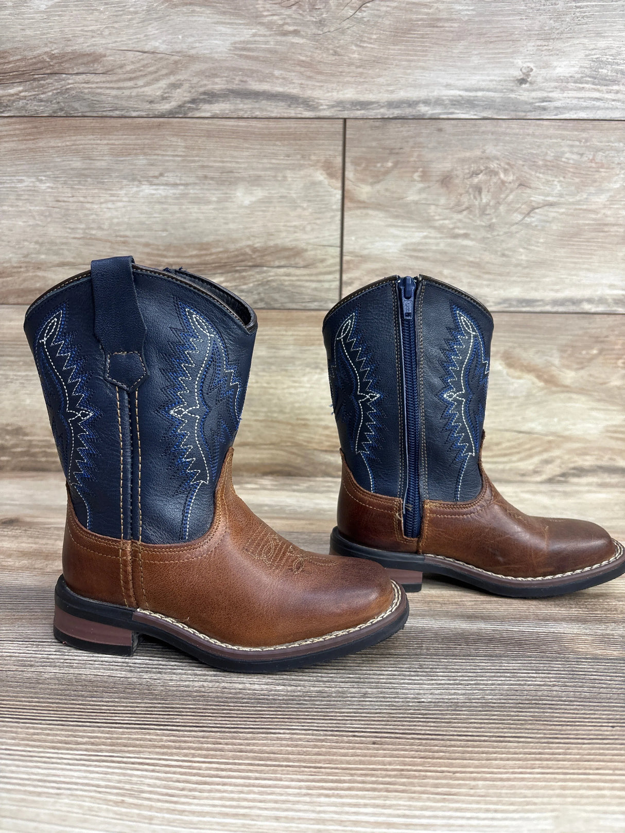 J.B. Dillon Western Cowboy Boots, Brown sz 9.5c