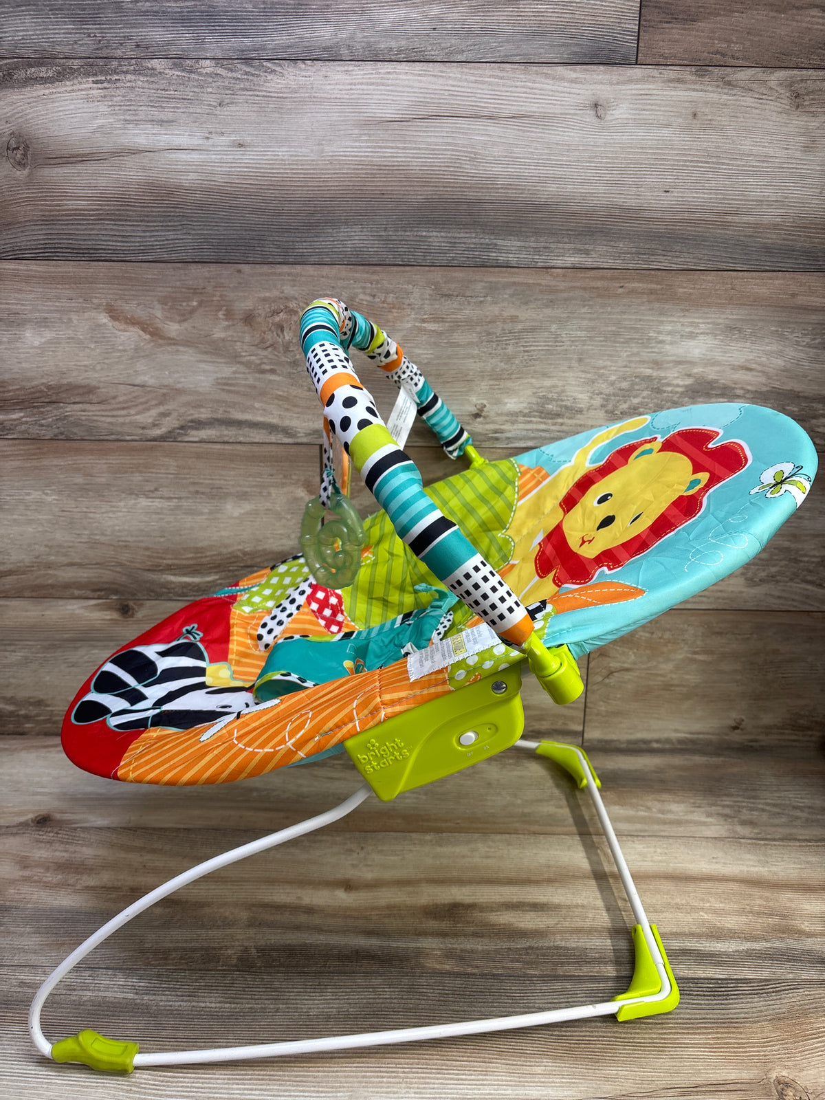 Bright Starts Roaming Safari Vibrating Baby Bouncer