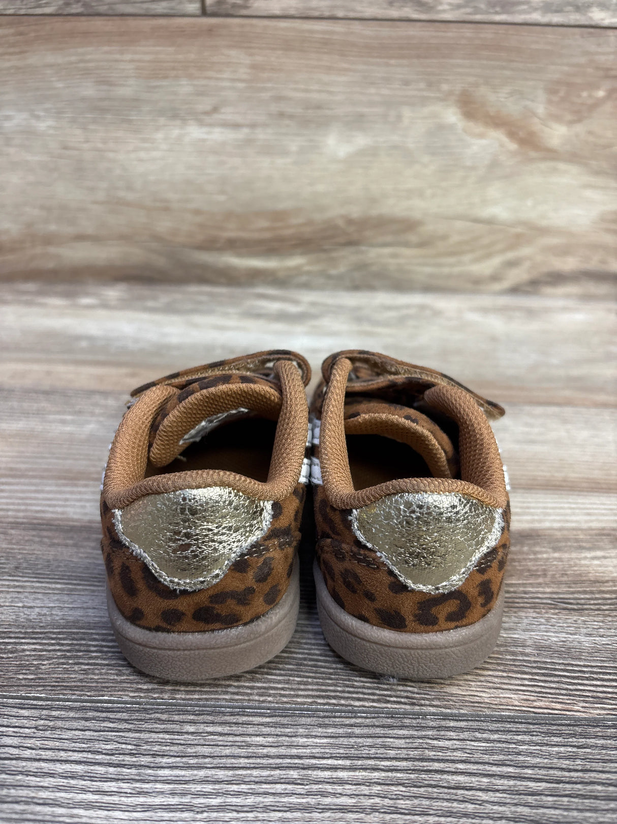 Cat & Jack Dakota Retro Court Sneakers Brown sz 7c