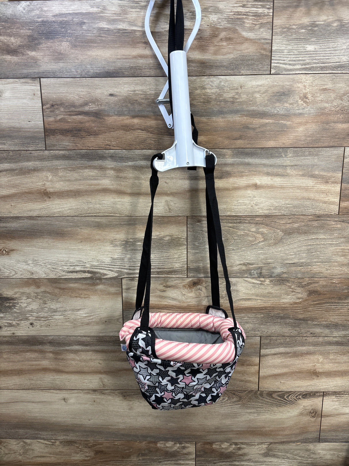 Evenflo Exersaucer Door Jumper - Pink Star Power