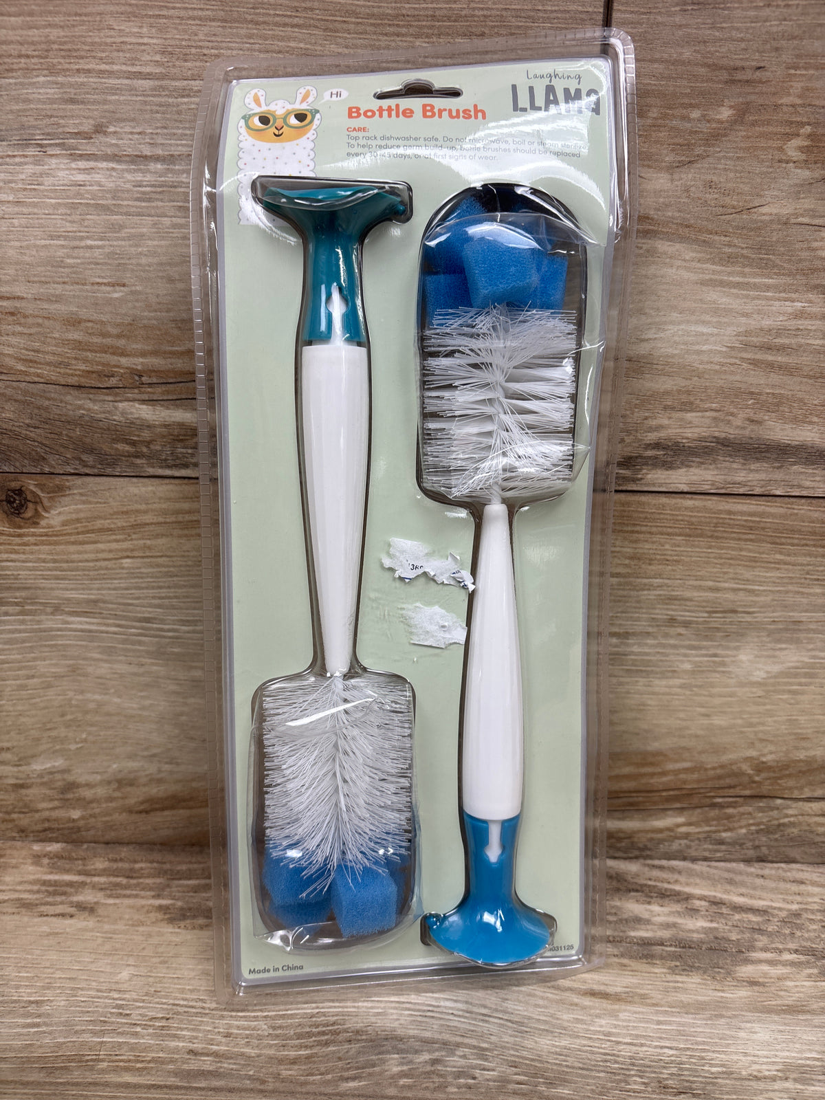 NEW Laughing Llama 2pk Bottle Brushes