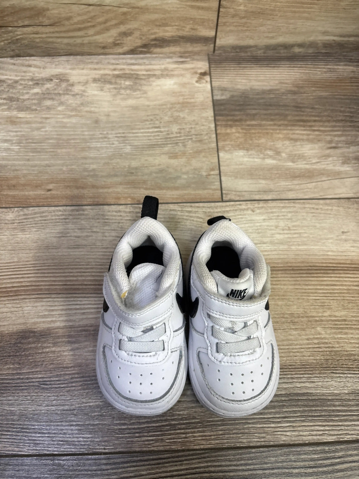 Nike Court Borough Low 2 TD 'White Black' Sneakers sz 3c