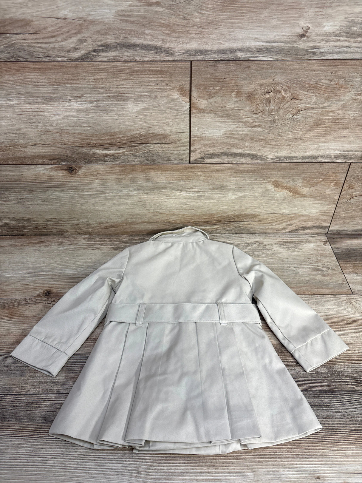 Tahari Dress Trench Coat Beige sz 12m