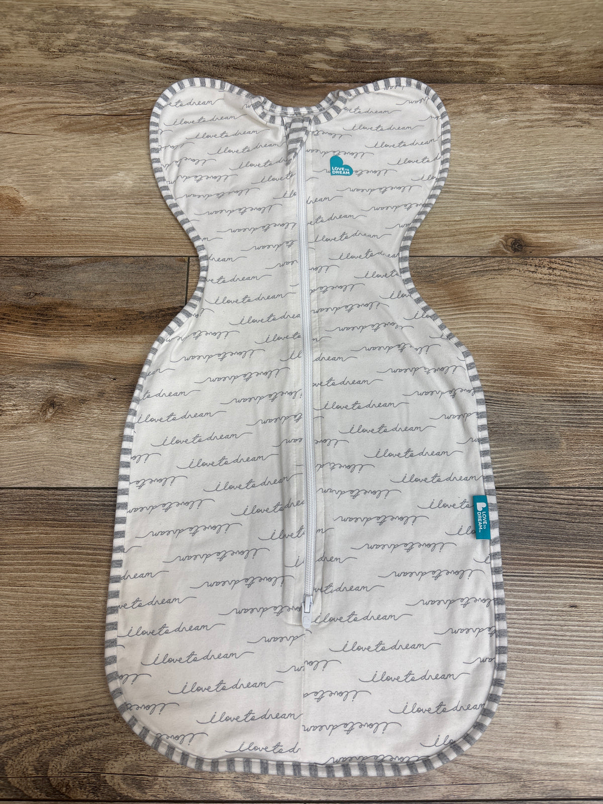 Love To Dream Swaddle Up Stretch Cotton White sz Small/Newborn