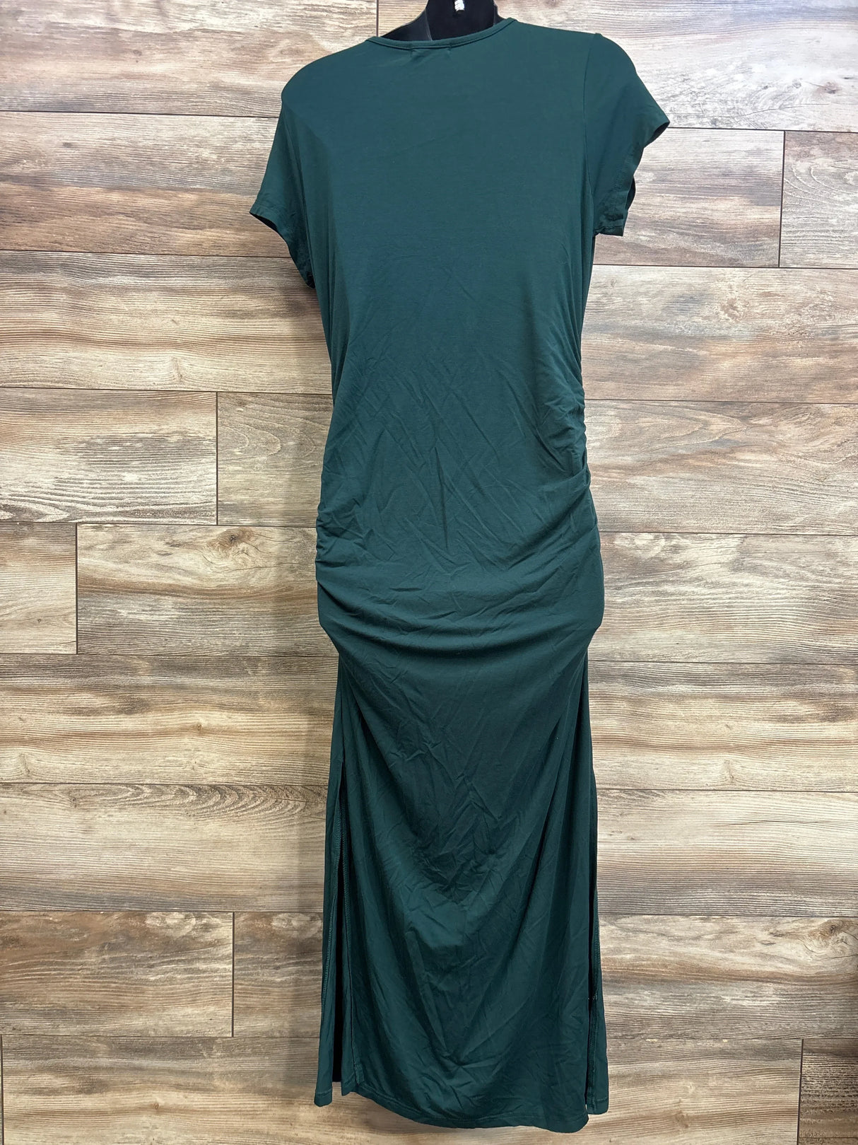 Smallshow Solid Bodycon Dress Green sz Large