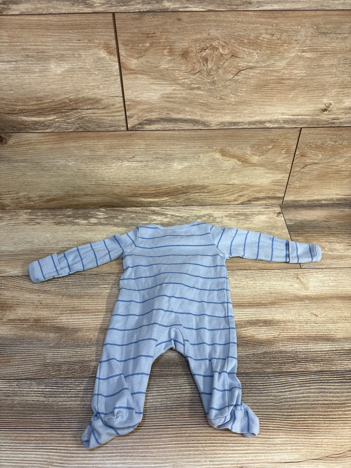 Child Of Mine Striped Sleeper Blue sz Newborn