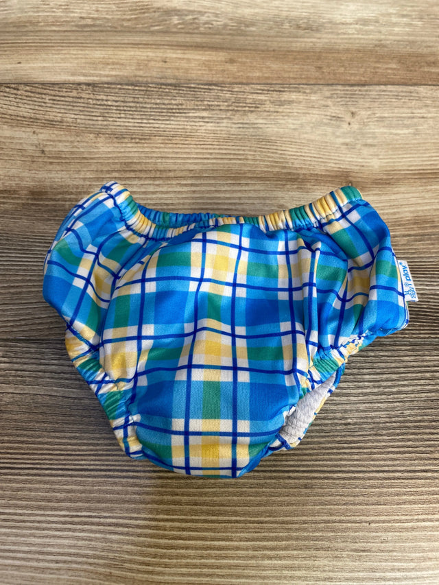 iplay Plaid Swim Diaper Blue sz 18m - Me n Mommy To Be