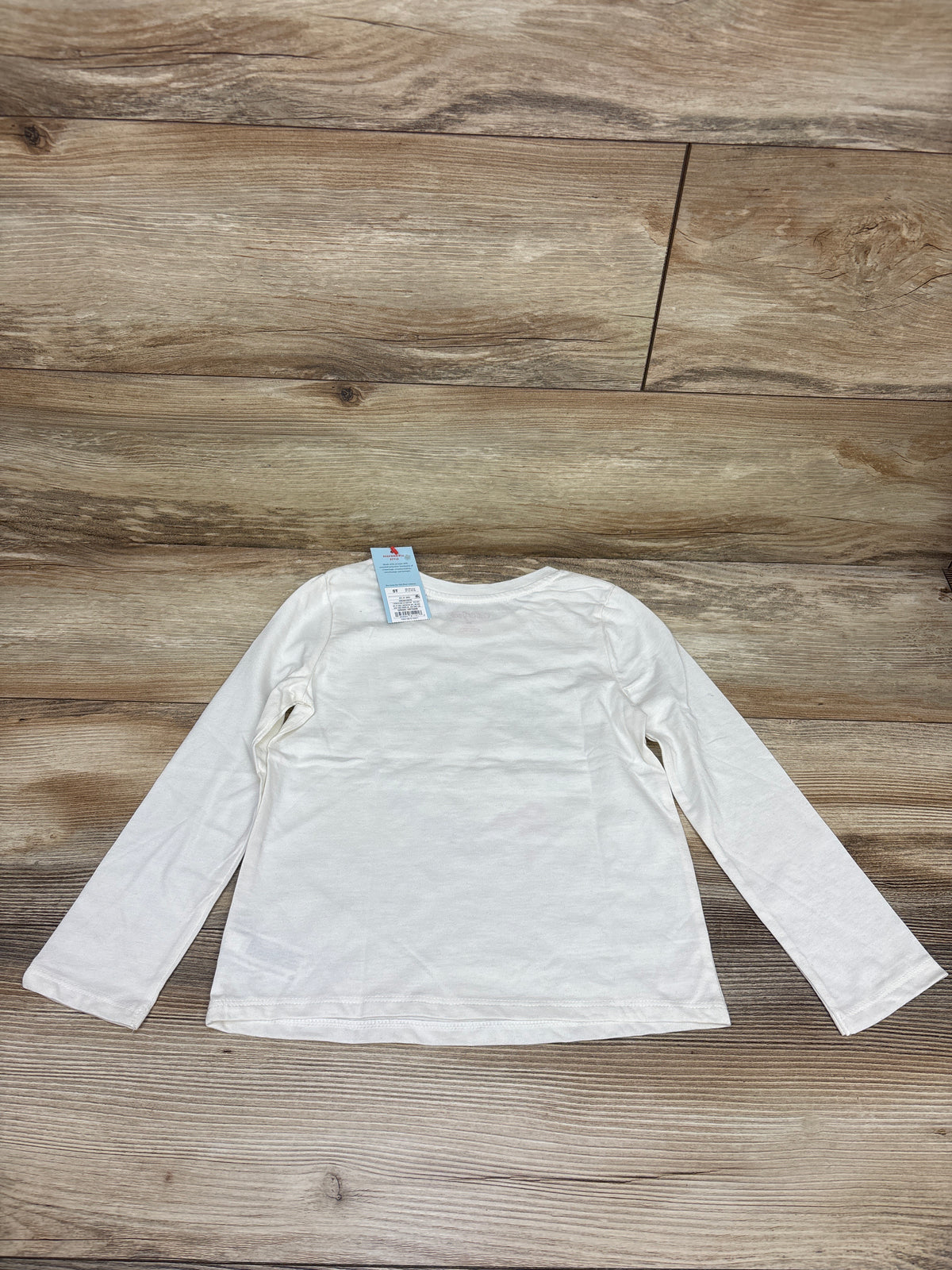 NEW Cat & Jack 'Our Family Is Magical' Long Sleeve Shirt White sz 5T