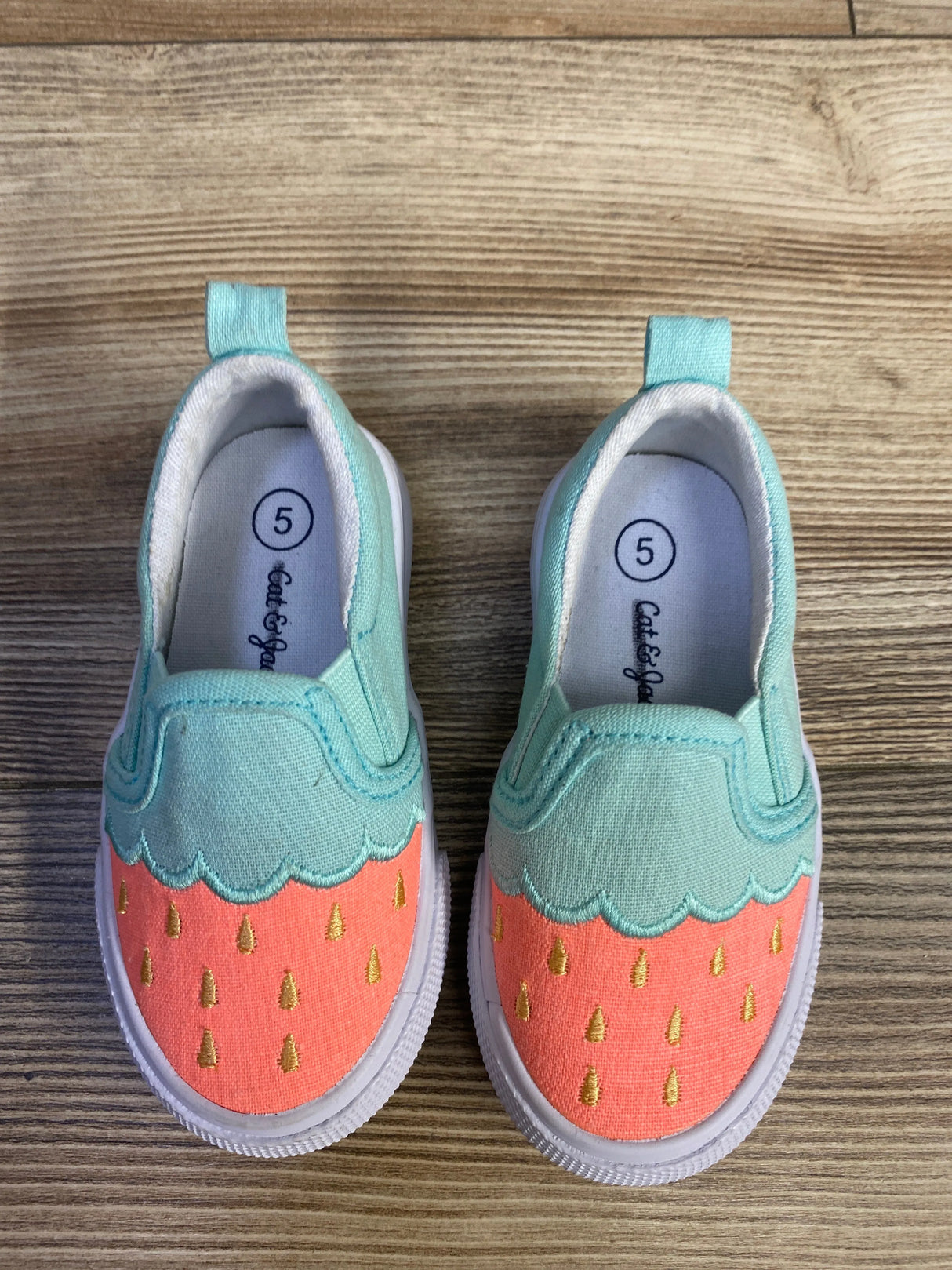 Cat & Jack Beatrice Watermelon Sneakers sz 5c - Me n Mommy To Be