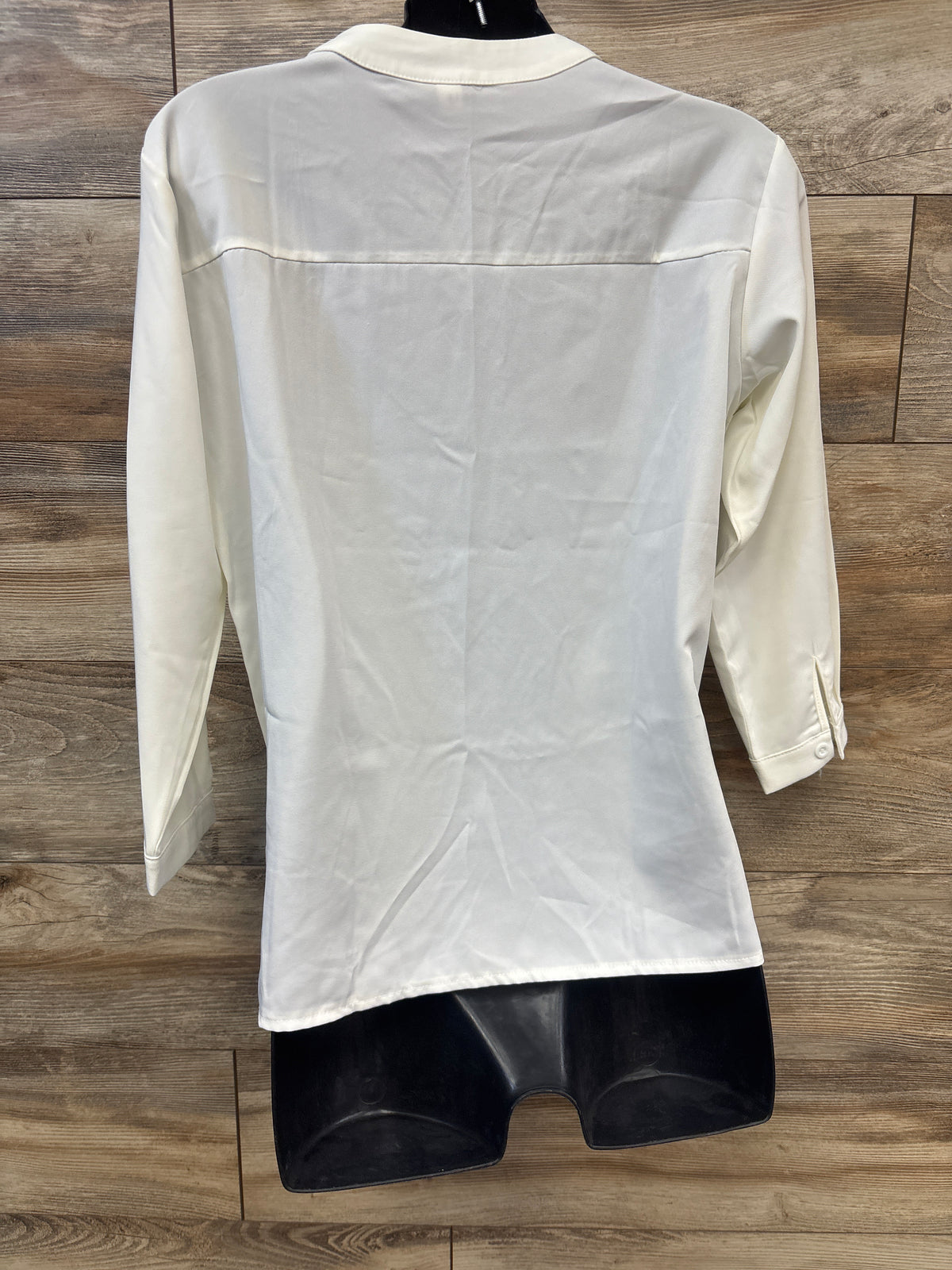 Classic Designs Long Sleeve Nursing Blouse White sz Medium
