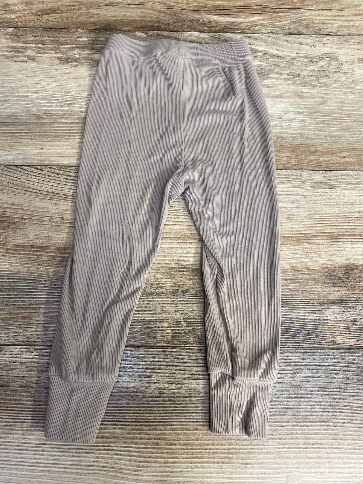 Little Bipsy Ribbed Pull On Pants Taupe sz 18-24m