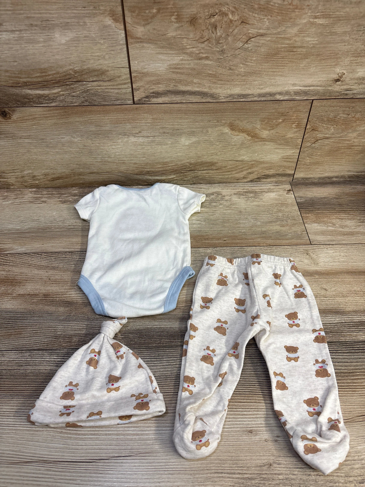 Chick Pea Organic 3pc I Love My Mommy Set White sz 0/3m