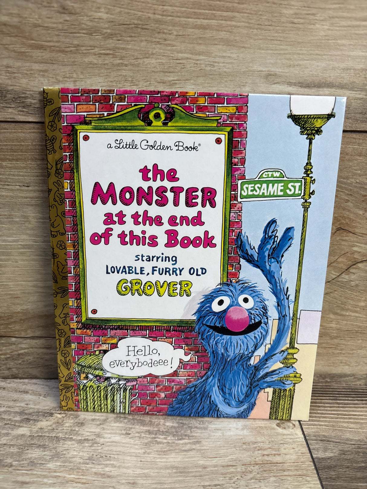 A Little Golden Book Sesame Street The Monster At The End Of This Book Hardcover Book