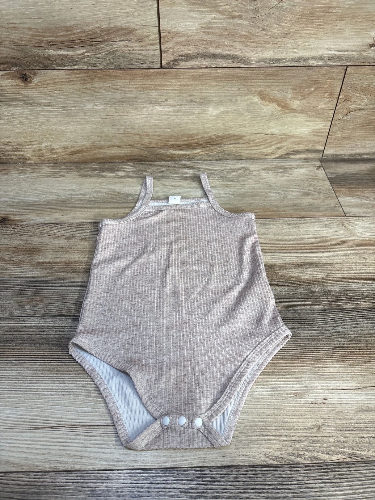 Shein Tank Bodysuit Beige sz 18-24m