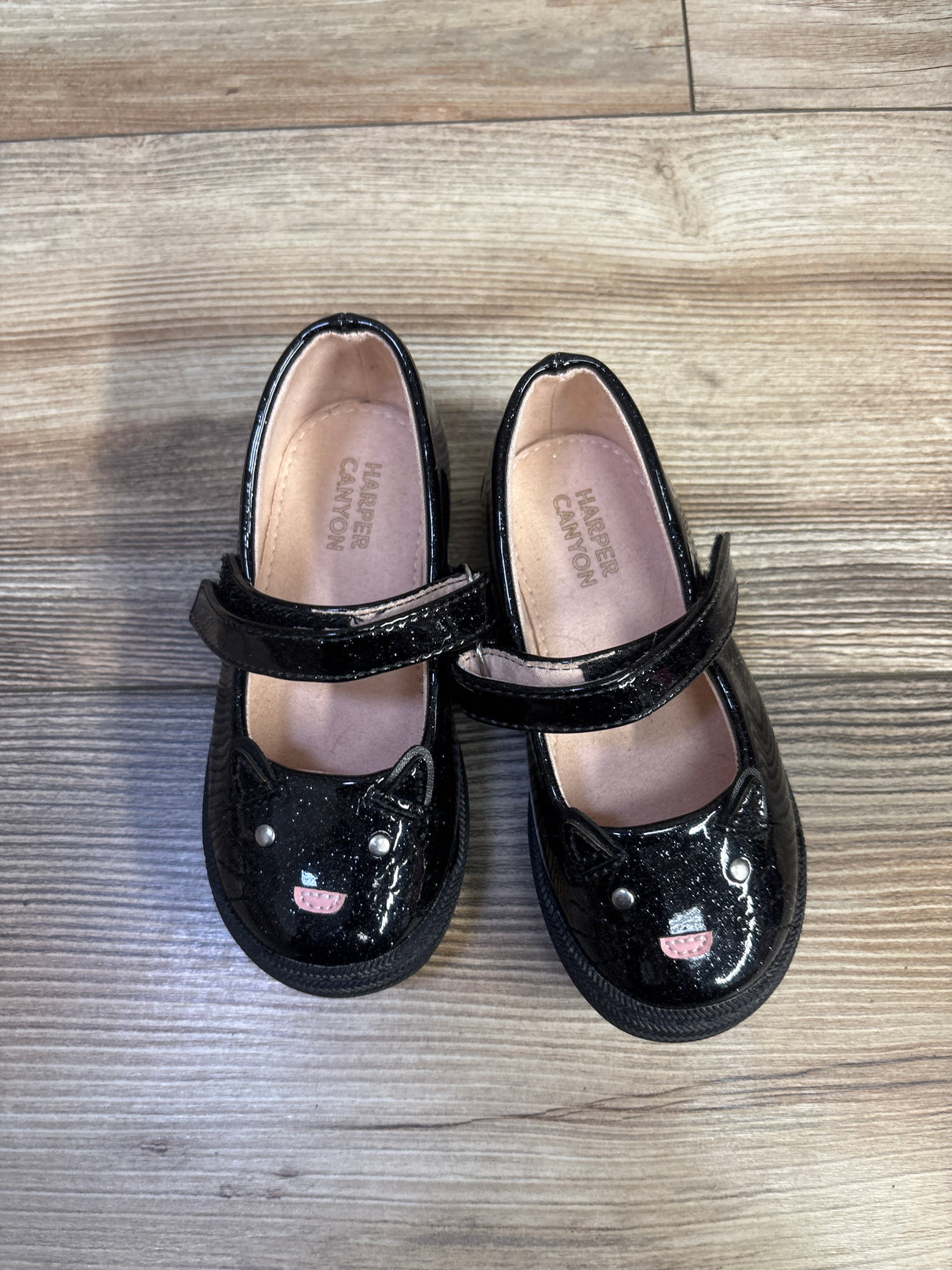 Harper Canyon Kitty Cat Mary Jane Flats Pink sz 7c
