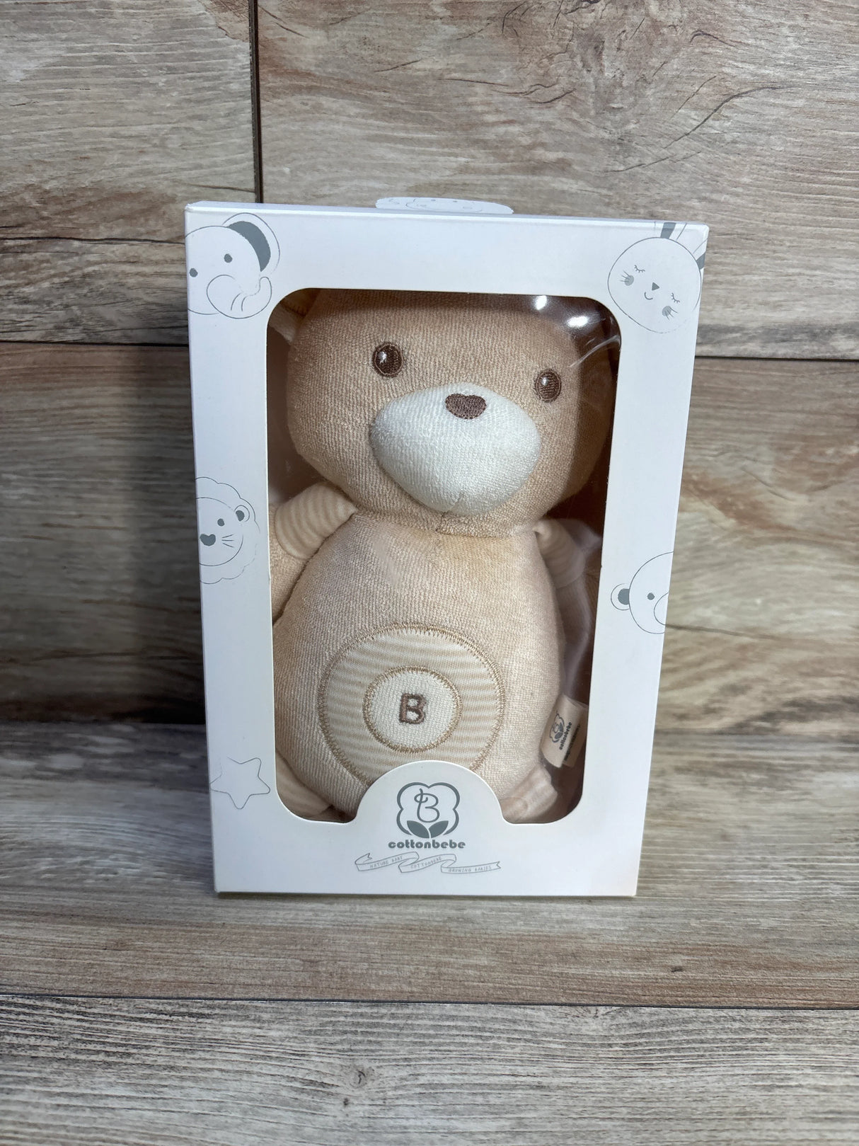 NEW Cottonbebe Musical Bear Plush