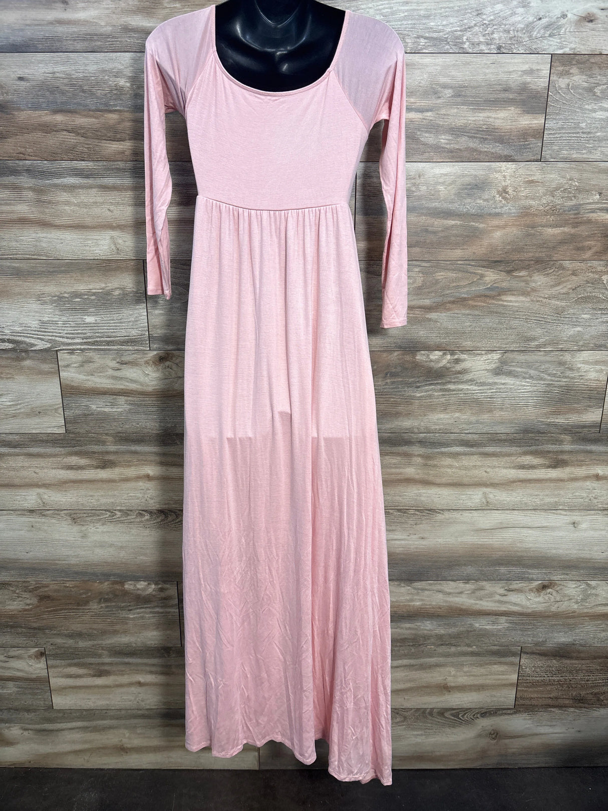 NEW Pinkblush Long Sleeve Maxi Dress Pink sz Medium