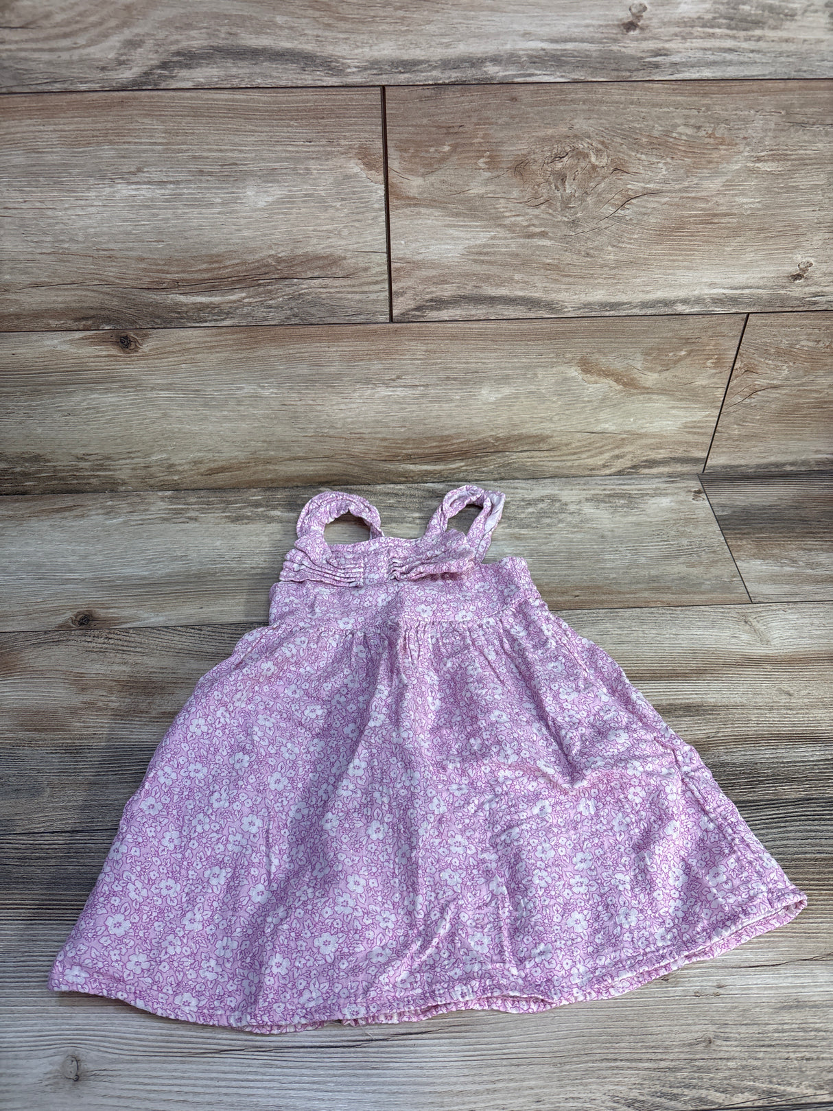 Cat & Jack Floral Tank Dress Pink sz 3T