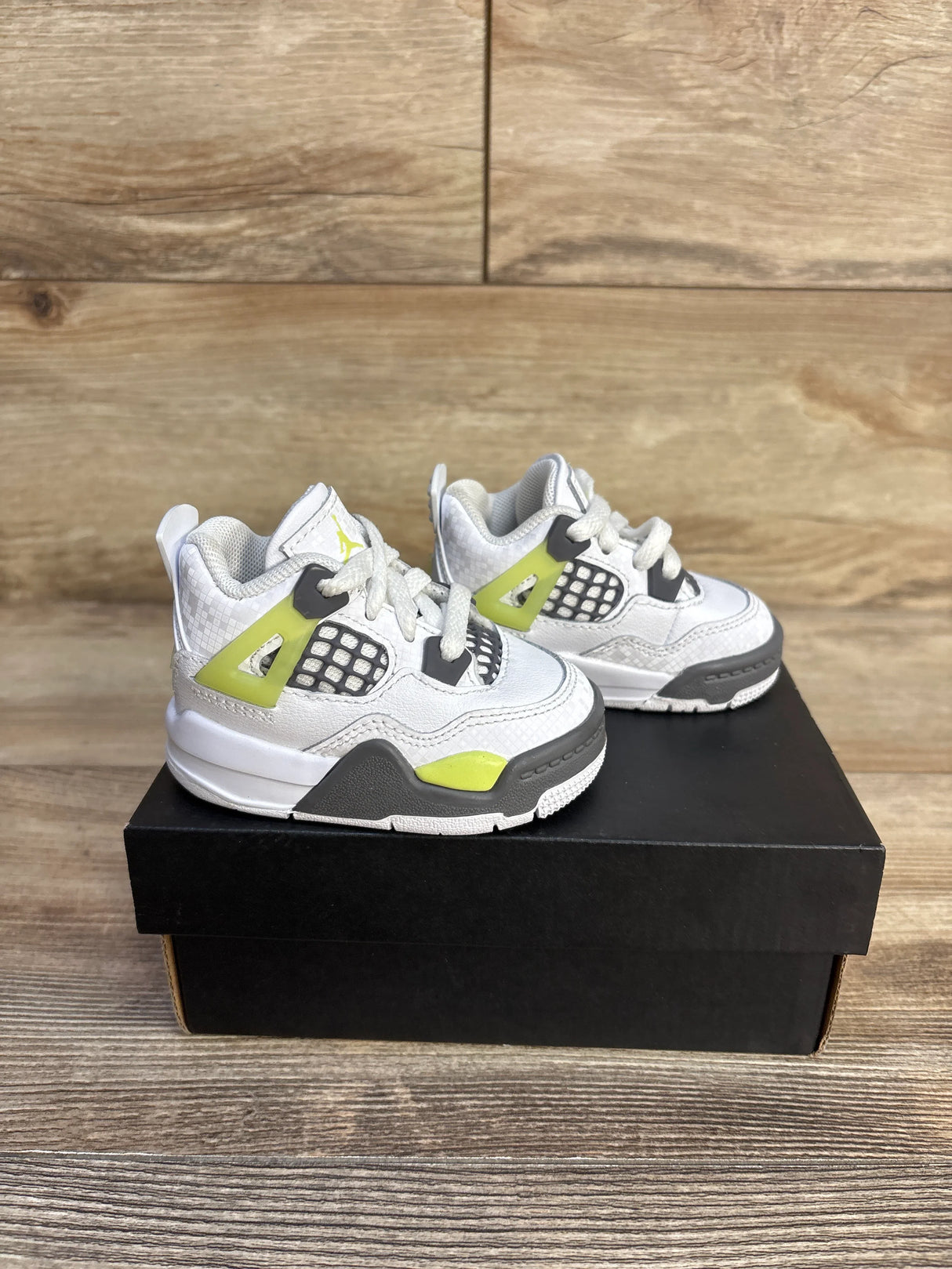 Jordan 4 Retro TD 'Light Lemon Twist' sz 2c