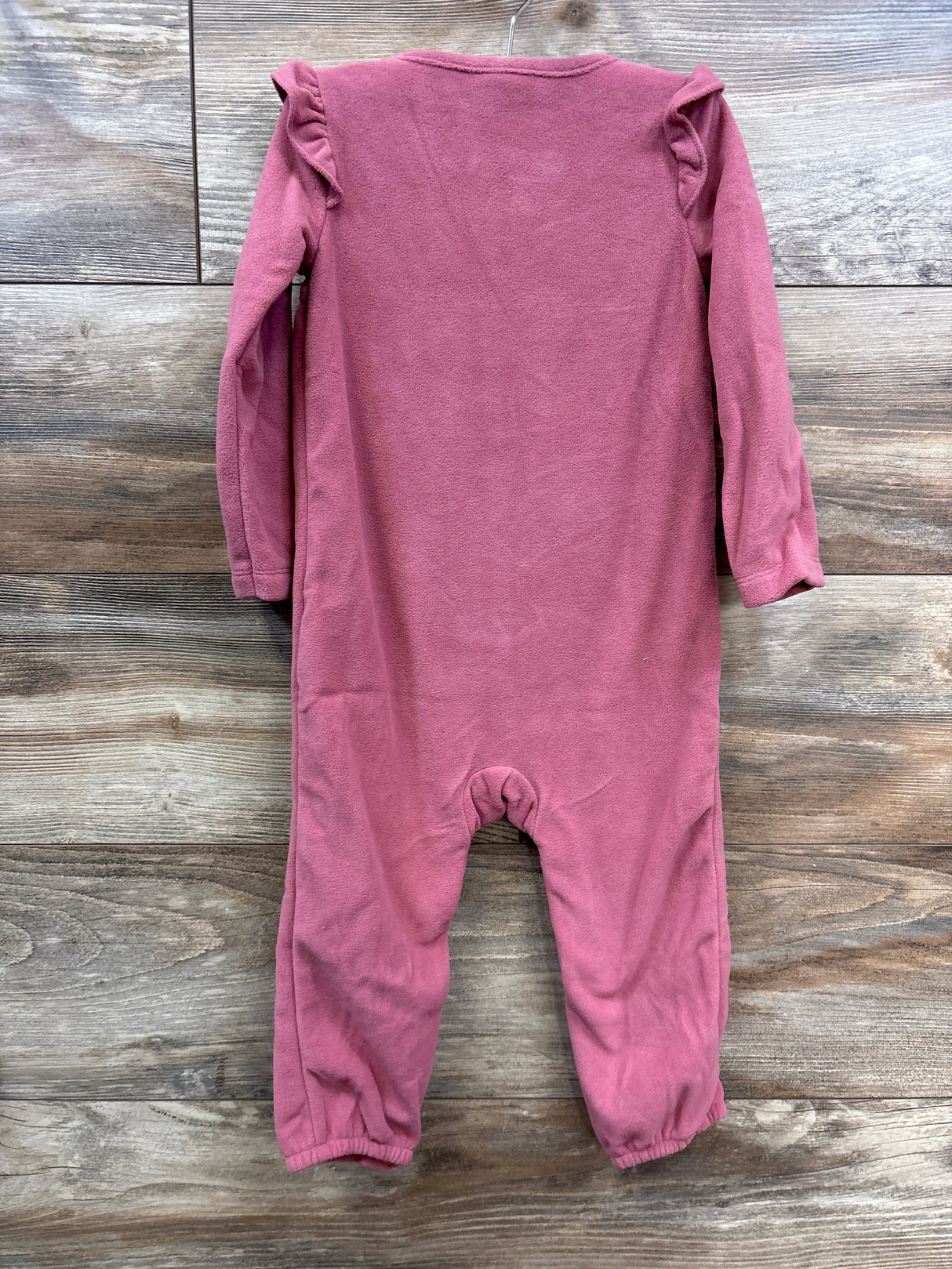 NEW Carter's Fleece Henley Coverall Pink sz 24m