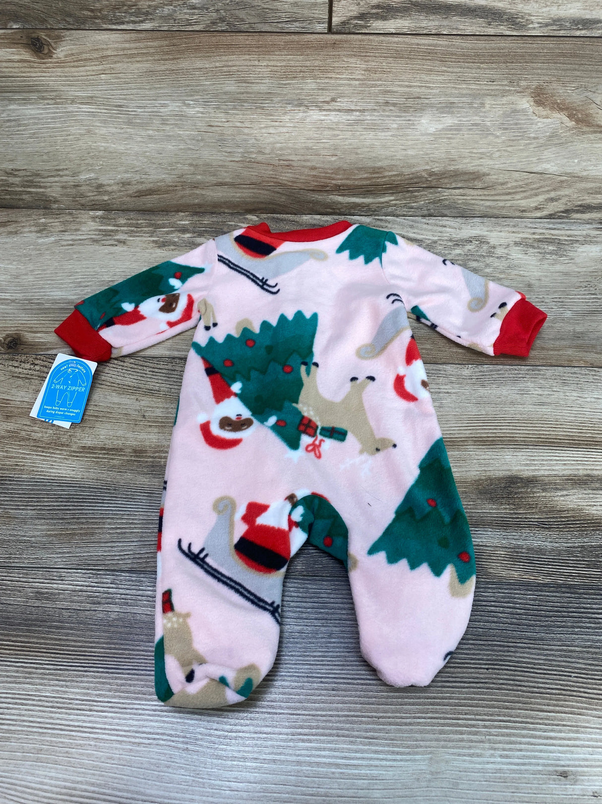 NEW Carter's Santa Blanket Sleeper Pink sz Newborn - Me n Mommy To Be