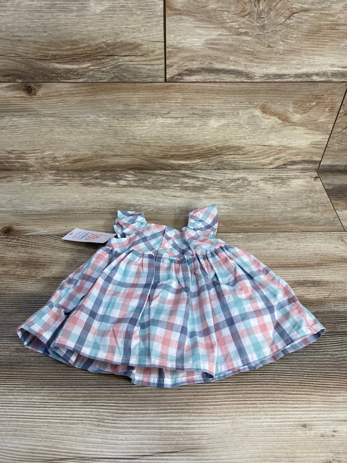 NEW Just One You 2pc Plaid Dress & Bloomers White sz Newborn - Me n Mommy To Be
