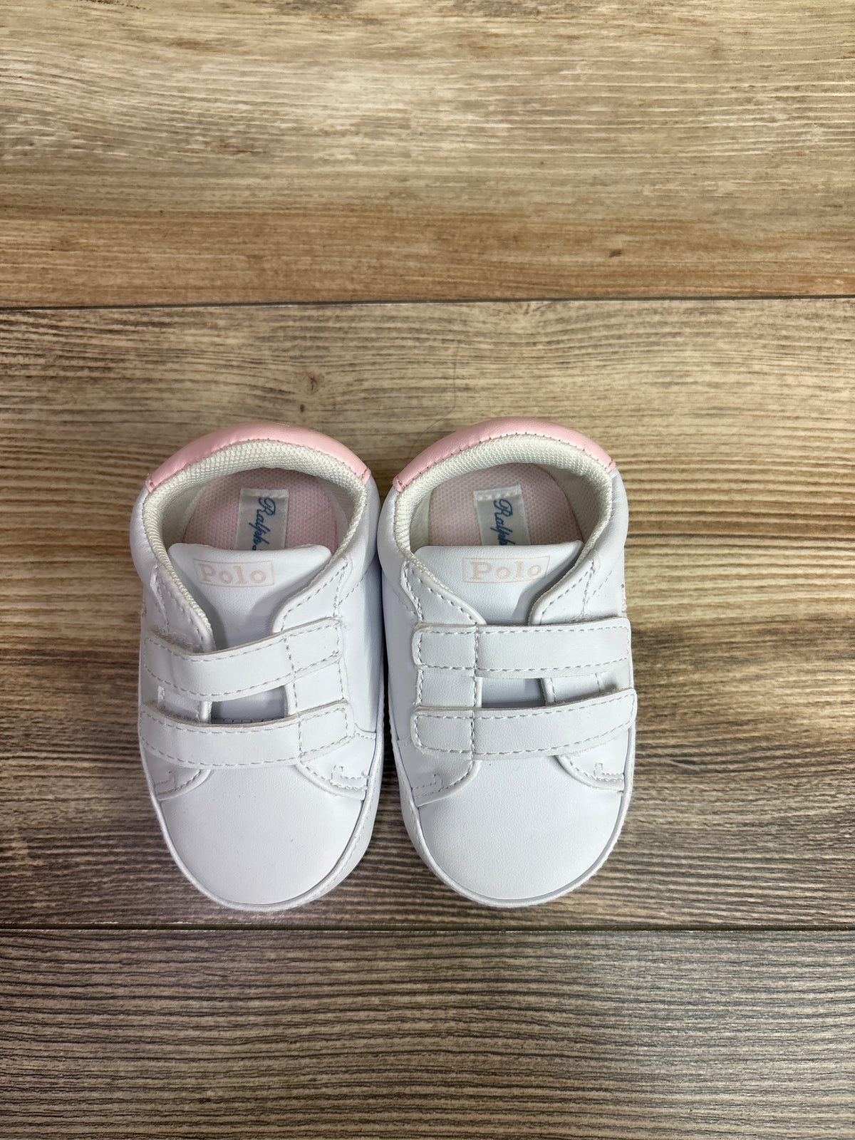 Polo Ralph Lauren Heritage Court II Ez Crib Sneakers White sz 4c